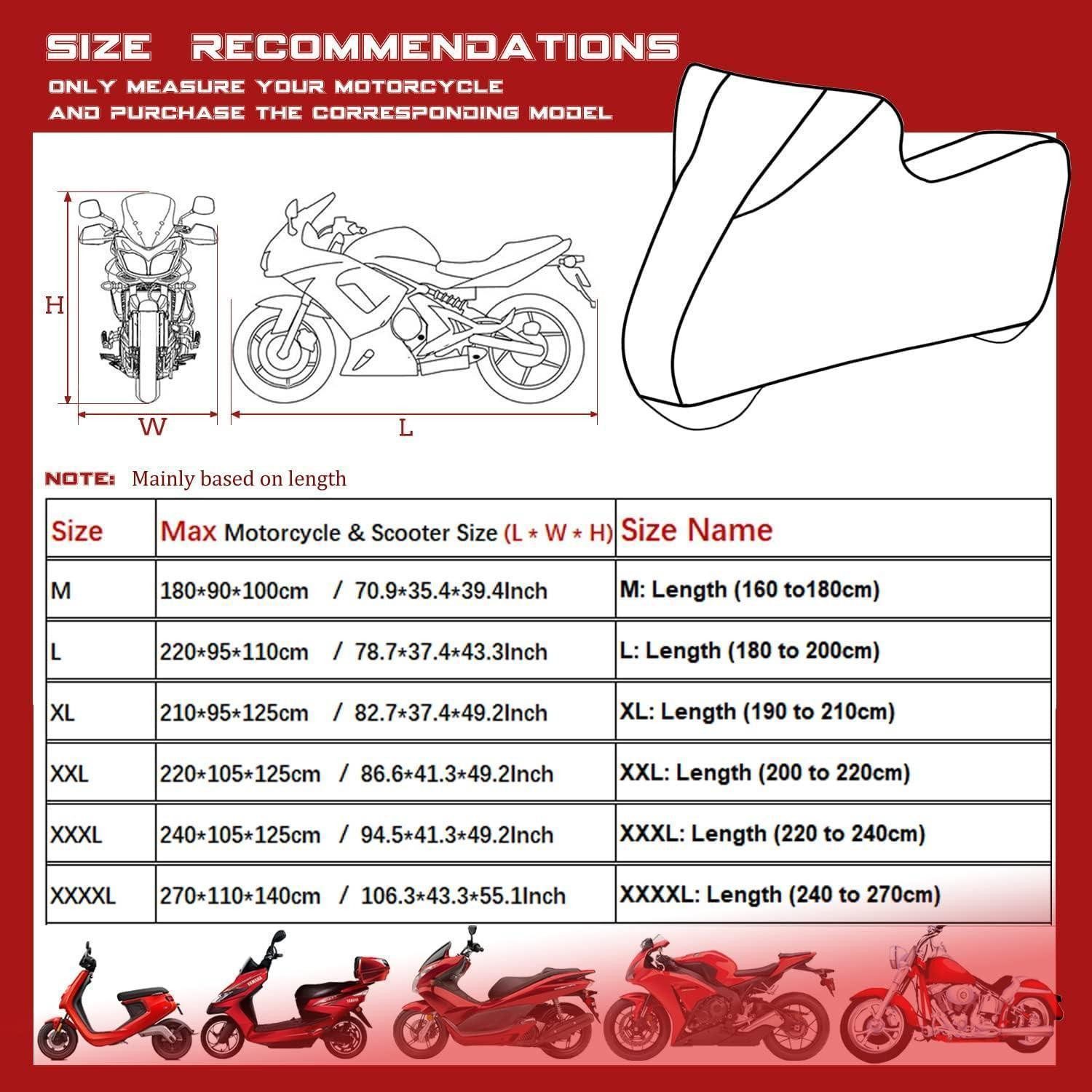 LuxusKollektion Autoplane Motorrad Abdeckplane Atmungsaktiver Stretch Stoff Moped Roller Garage