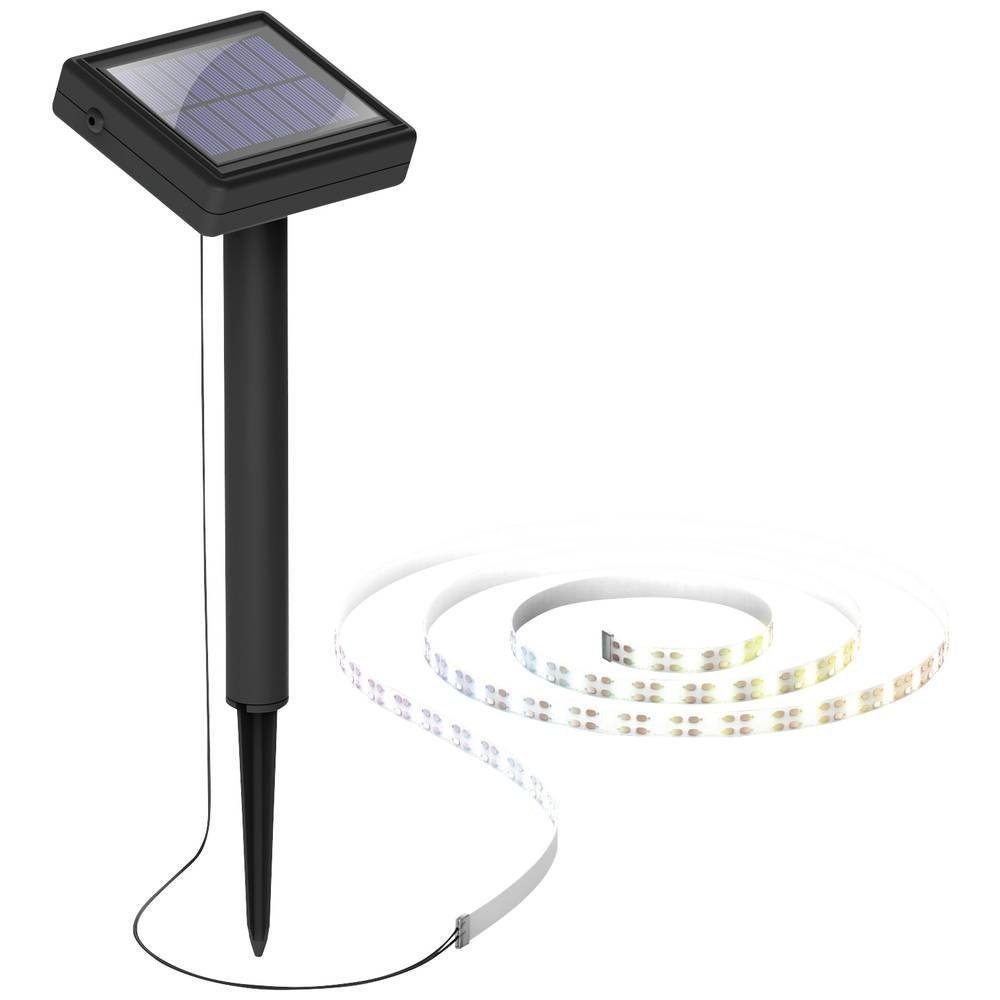 LED-Solar-Leuchtstreifen Megatron LED mit Solarleuchte inkl. Solarpanel