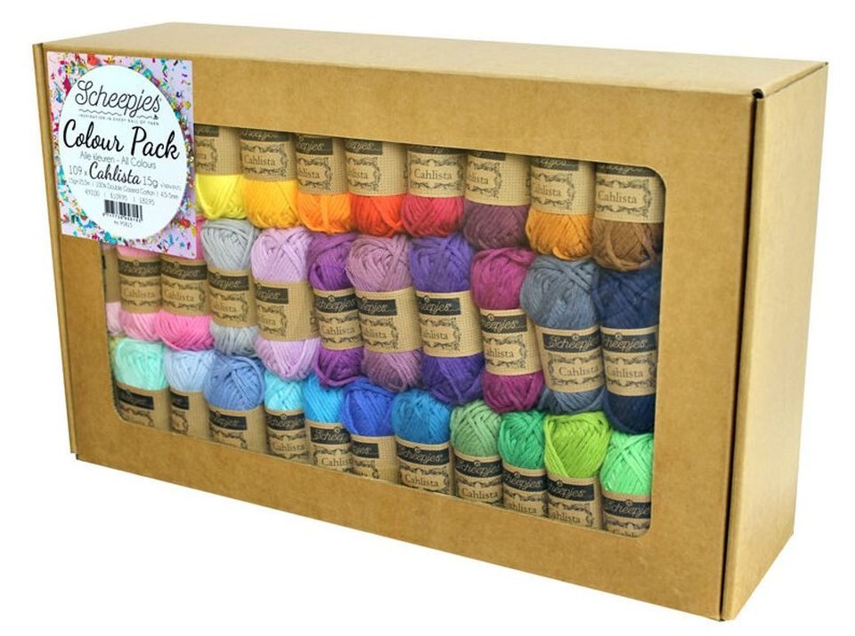 Scheepjes Cahlista Colour Pack Häkelwolle, (109-St)