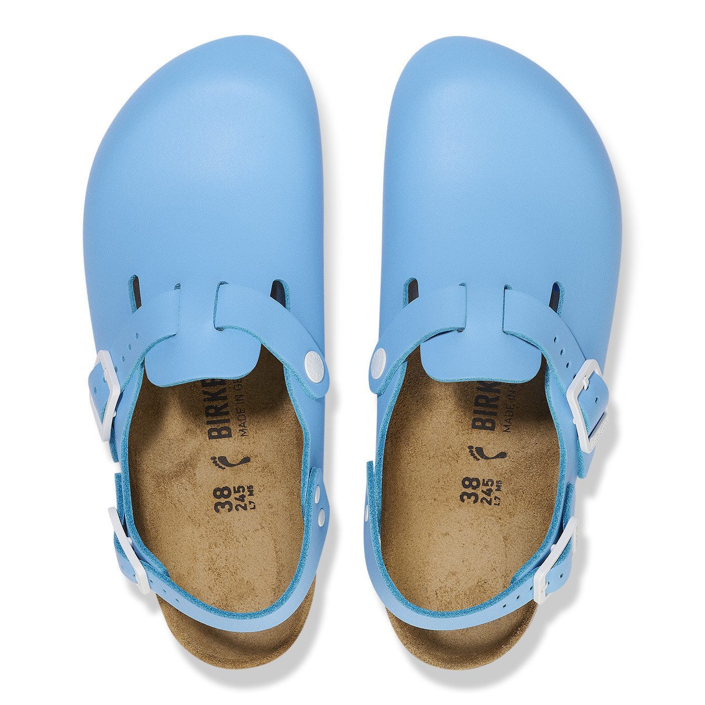 Birkenstock Damen Herren Tokio Pro Hausschuhe Leder Pantoletten - Anatomischer Clog Zertifiziert EN ISO 20347:2043, Berufsschuhe für Medizin & Gastronomie