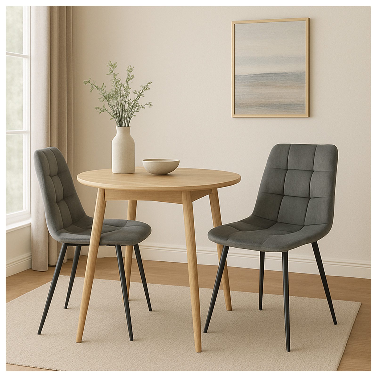 HTI-Living Esszimmerstuhl Stuhl Mesa Velvet 2er-Set (Set, 2 St), Esszimmers günstig online kaufen