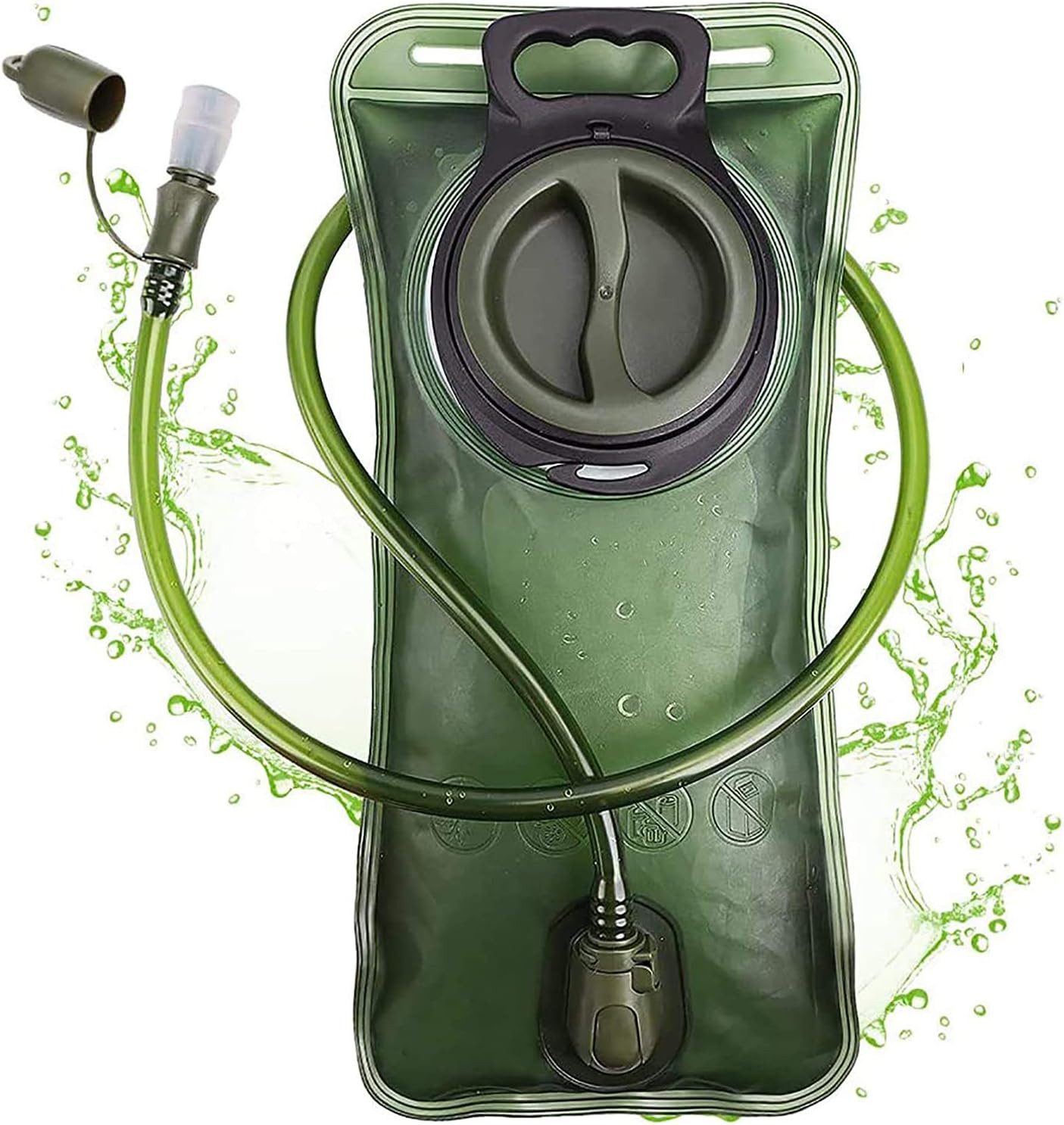 FELIXLEO Trinkblase Trinkblase 2L Hydration Blase Wasserbeutel