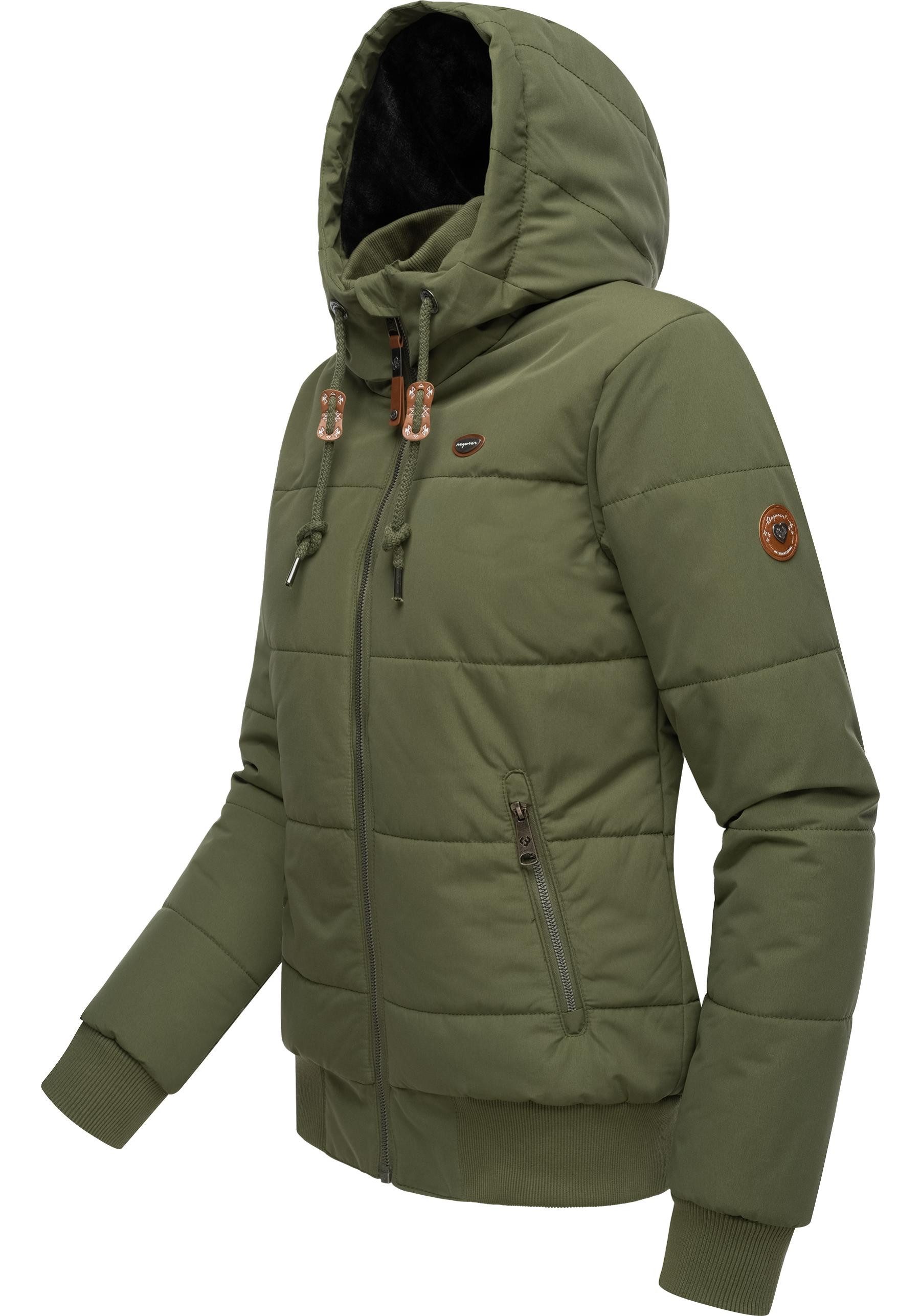 Ragwear Steppjacke Nuggys Solid stylische und taillierte Winterjacke günstig online kaufen