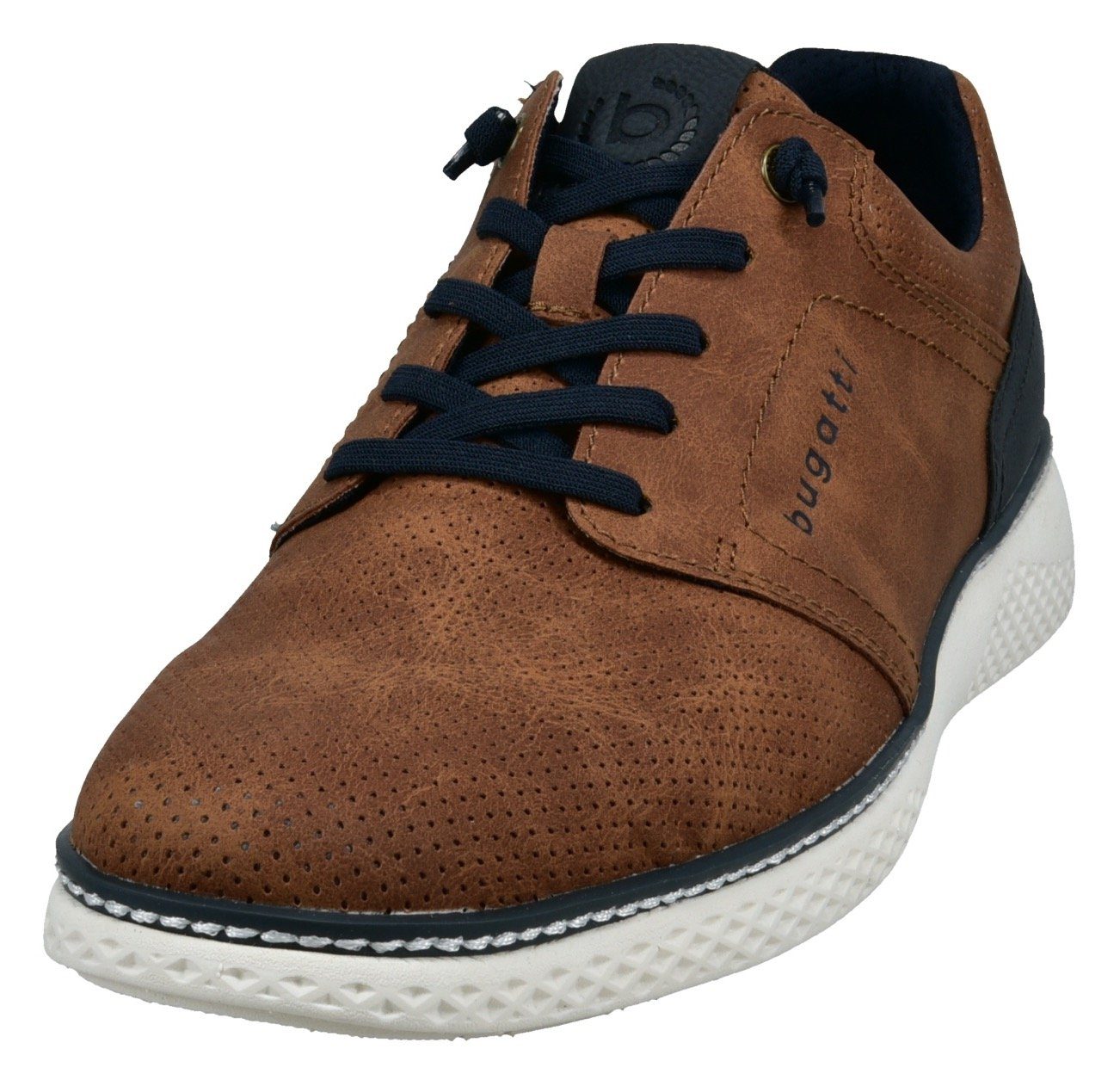 bugatti Slip-On Sneaker Halbschuh, Freizeitsneaker mit Perforation, elastis günstig online kaufen