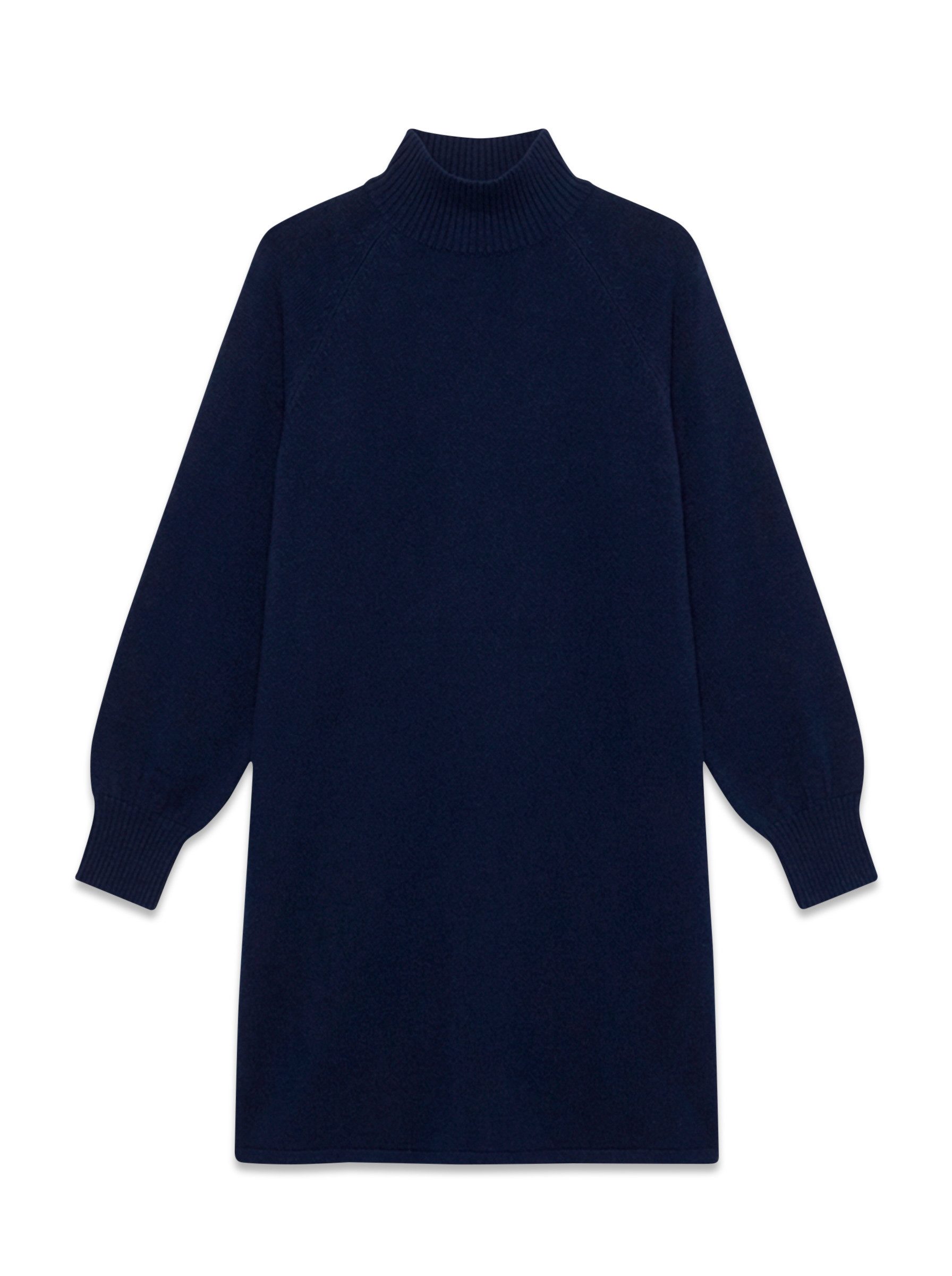 Vero Moda Strickkleid VMLUNA LS HIGHNECK DRESS FR Materialmix