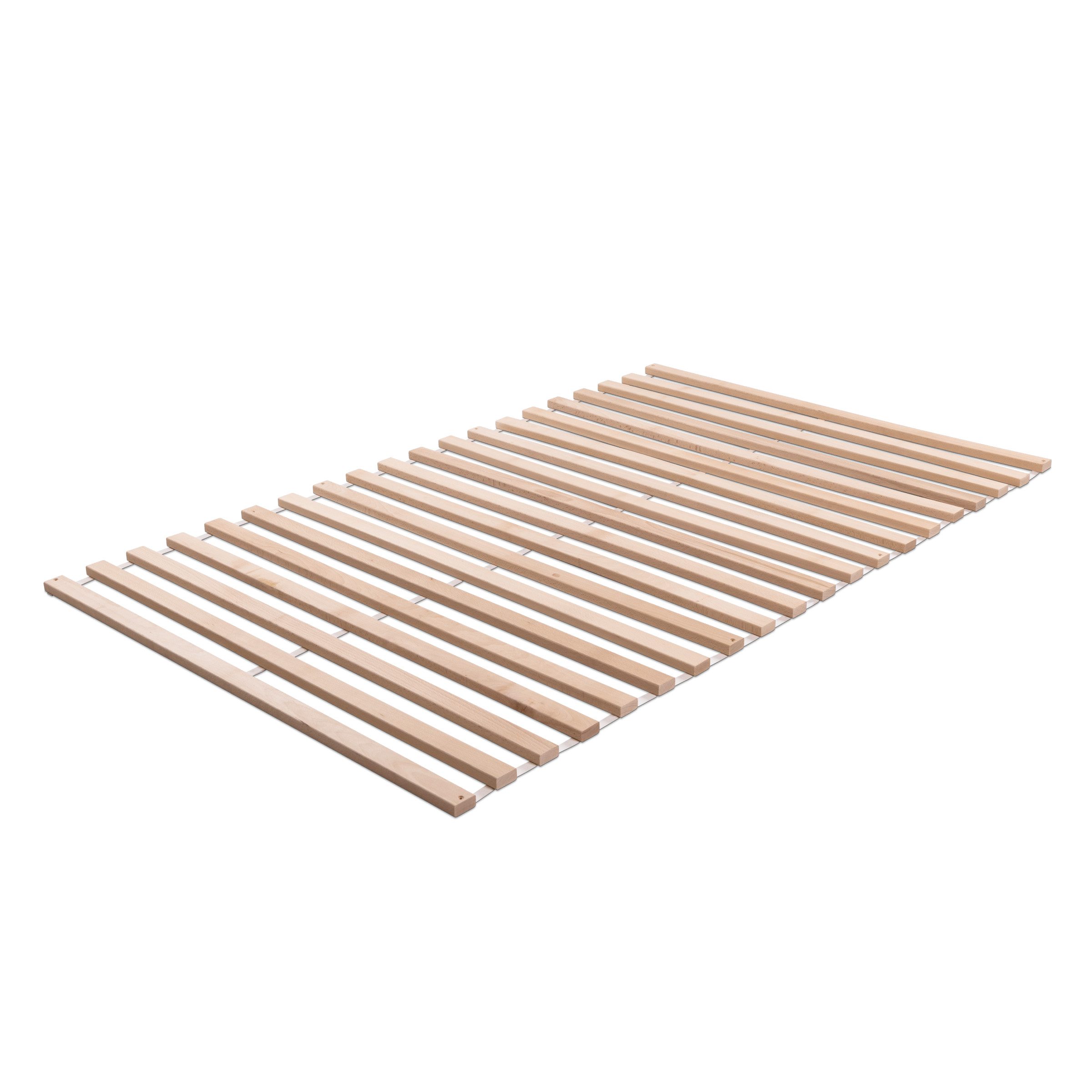Rollrost Rollrost 90x200 cm aus FSC® zertifiziertem, massivem Buchenholz, Ehrenkind, belastbar bis zu 250 KG Flächengewicht, Lattenrost, Rollrost 90x200cm