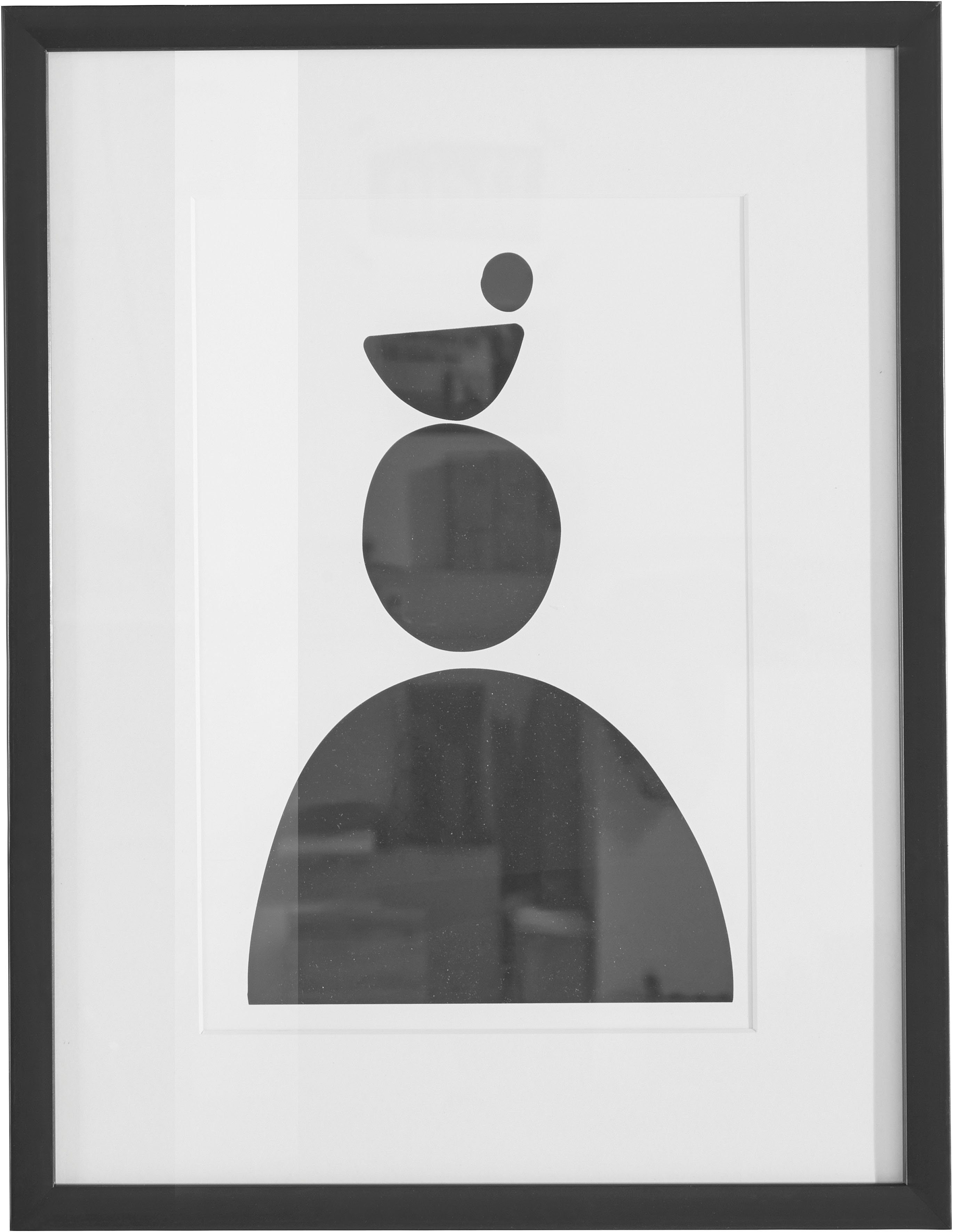 LeGer Home by Lena Gercke Bild Black is Beautiful III, Abstrakt, Kunst, Modern, Schwarz-Weiß (1 St), HD Premium Poster-Druck inkl. Holzrahmen. € 40,74