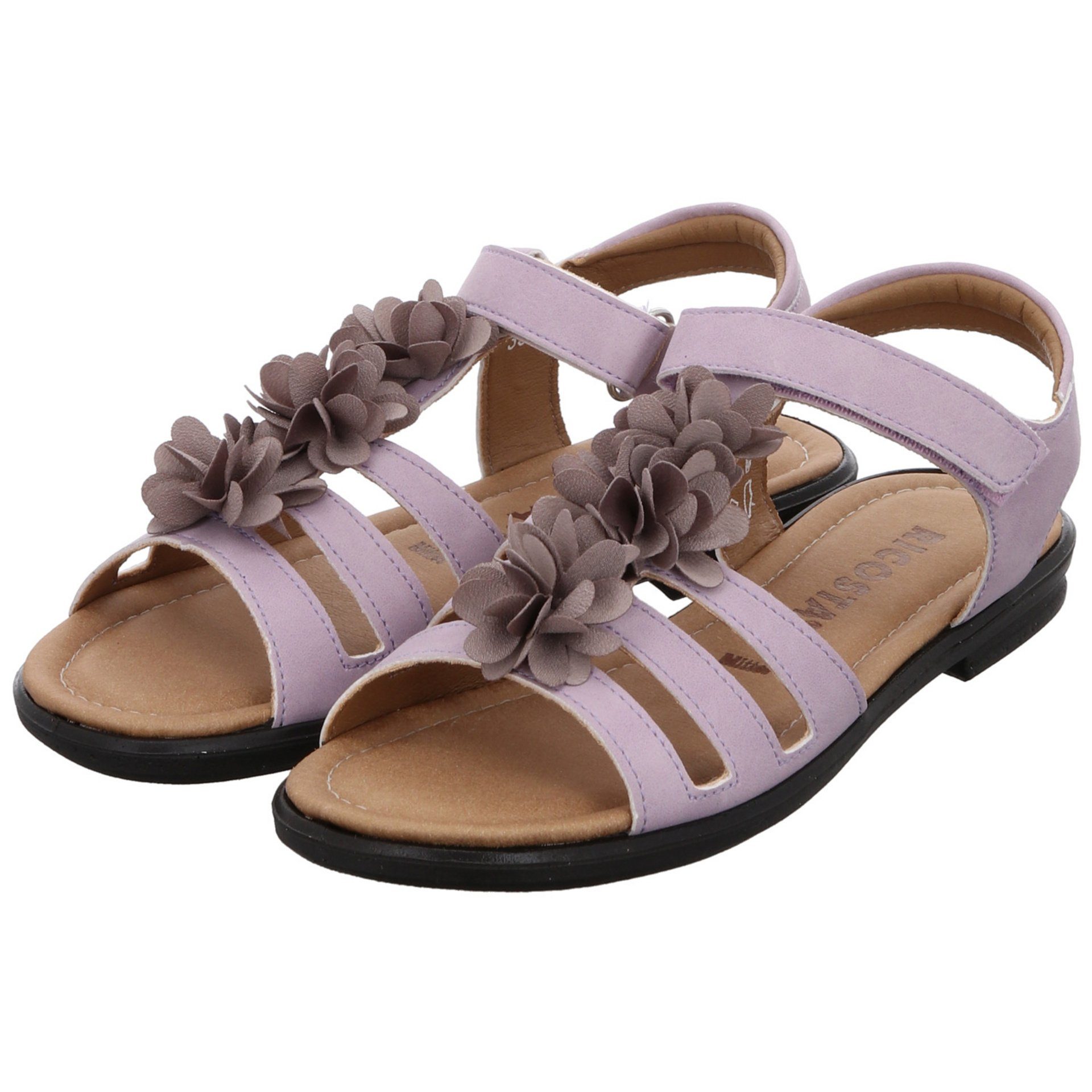 Schuhe Sandale Synthetik Mädchen Sandalen hell Ricosta Sandale Aurora rot+lila