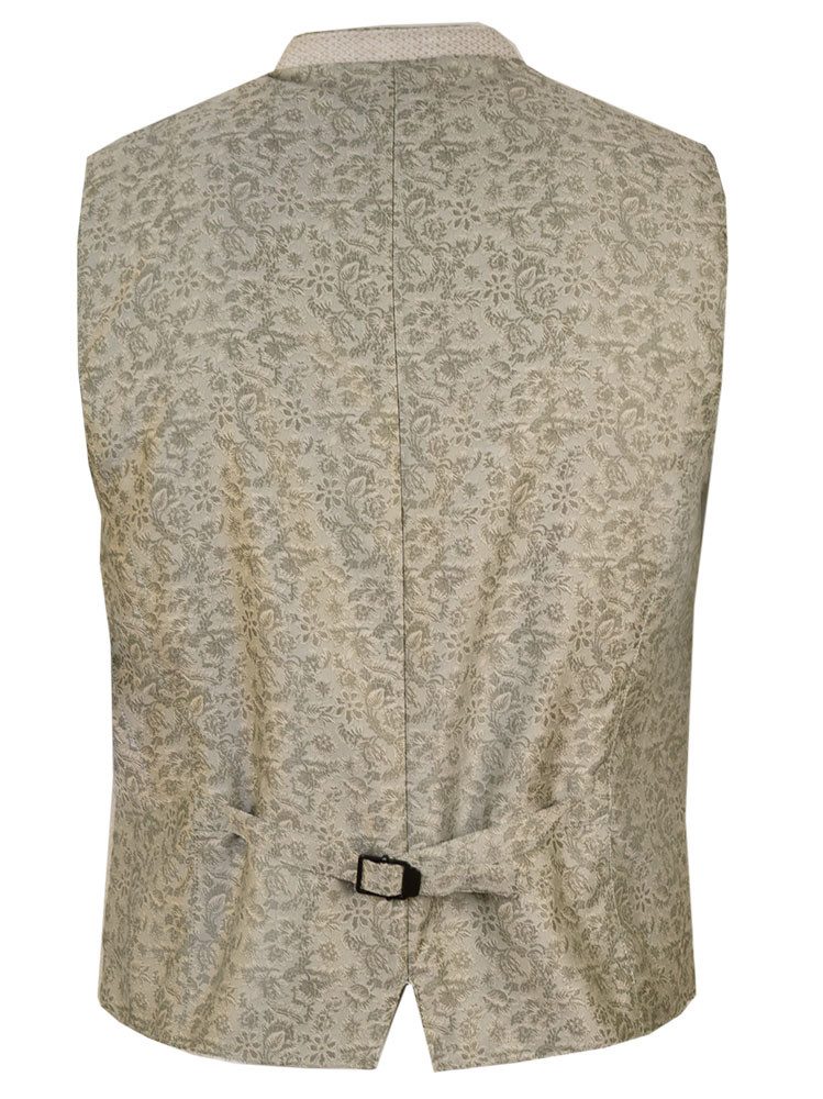 MarJo Trachtenweste Trachtenweste Leinburg taupe/salbei – Bild 2 von 2