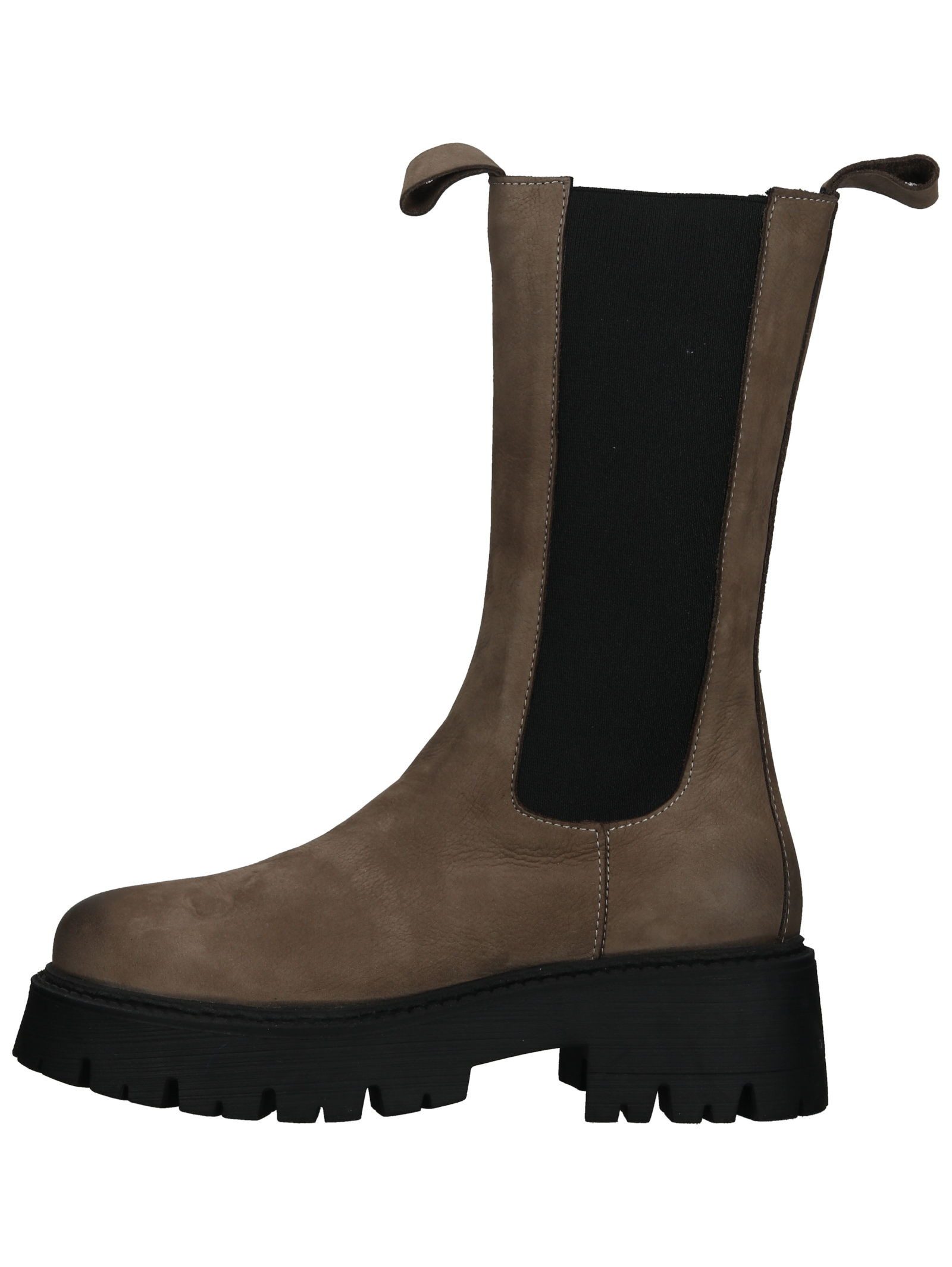Lazamani Lazamani Stiefelette Nubukleder/Textil Stiefelette