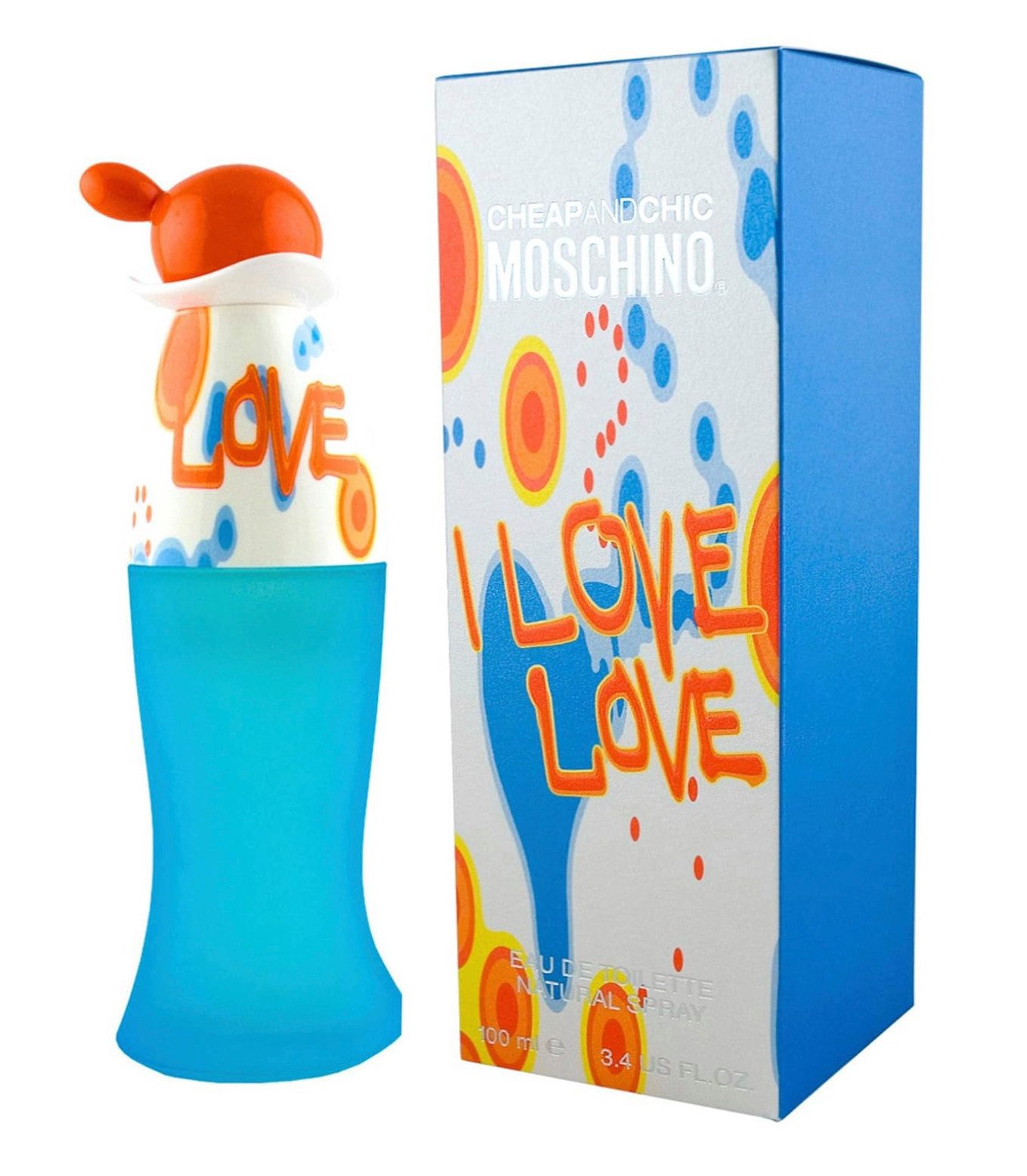 Moschino Туалетная вода Cheap & Chic I Love Parfum Spray Edt Versiegelt 100 ML, jugendliche Frische mit femininer Sinnlichkeit vereint
