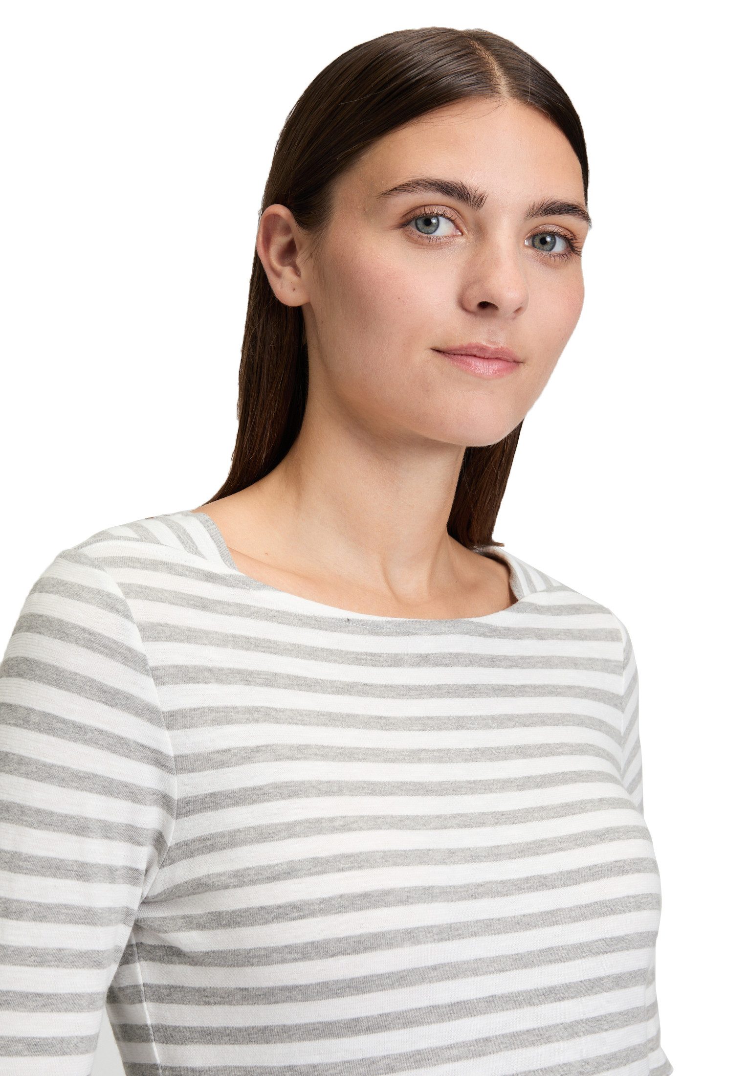 Betty&Co Kurzarmshirt Damen mit U-Boot-Ausschnitt (1-tlg)