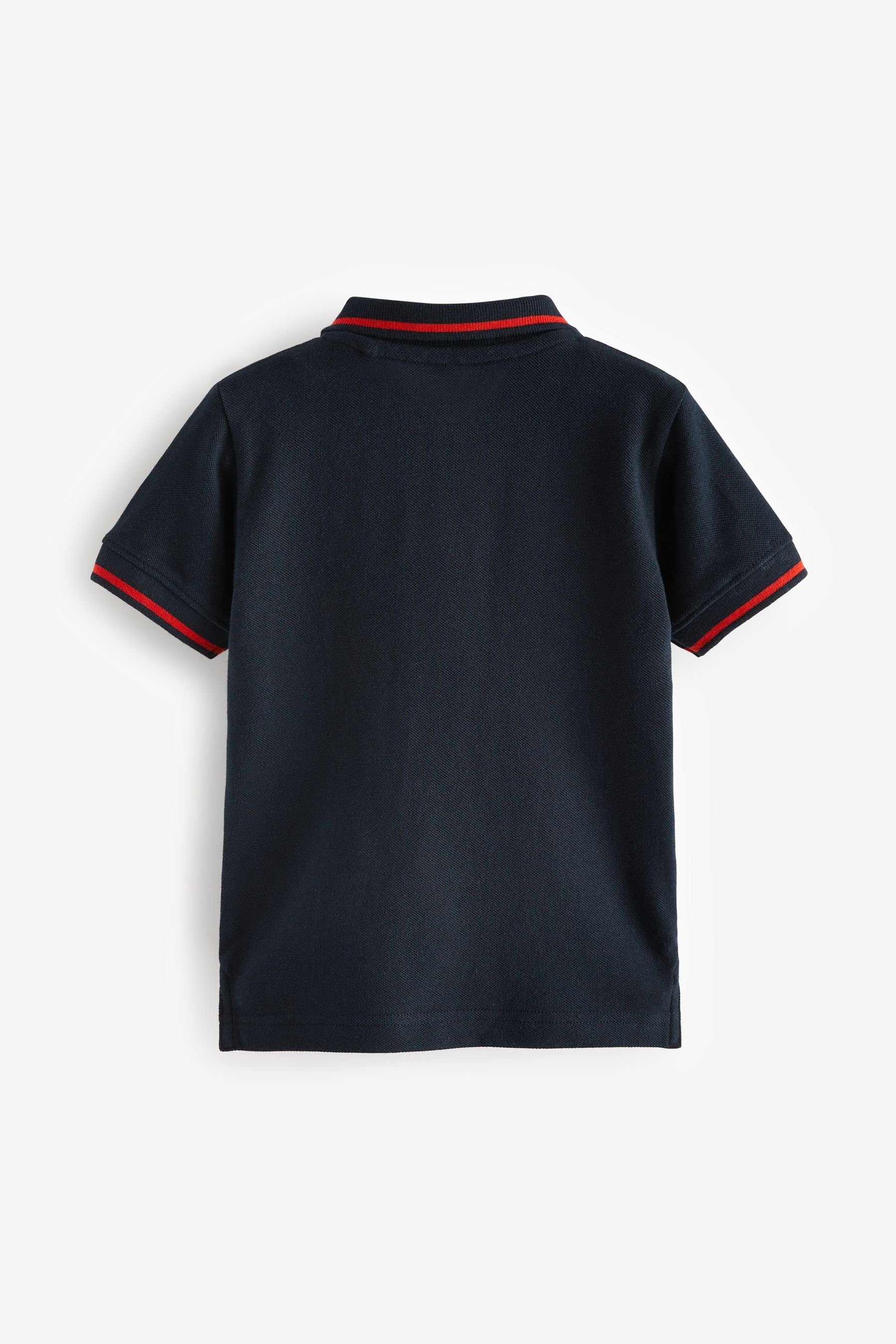 Next Poloshirt Kurzärmeliges Polohemd mit durchgehender Stickerei (1-tlg) | Outdoorshirts