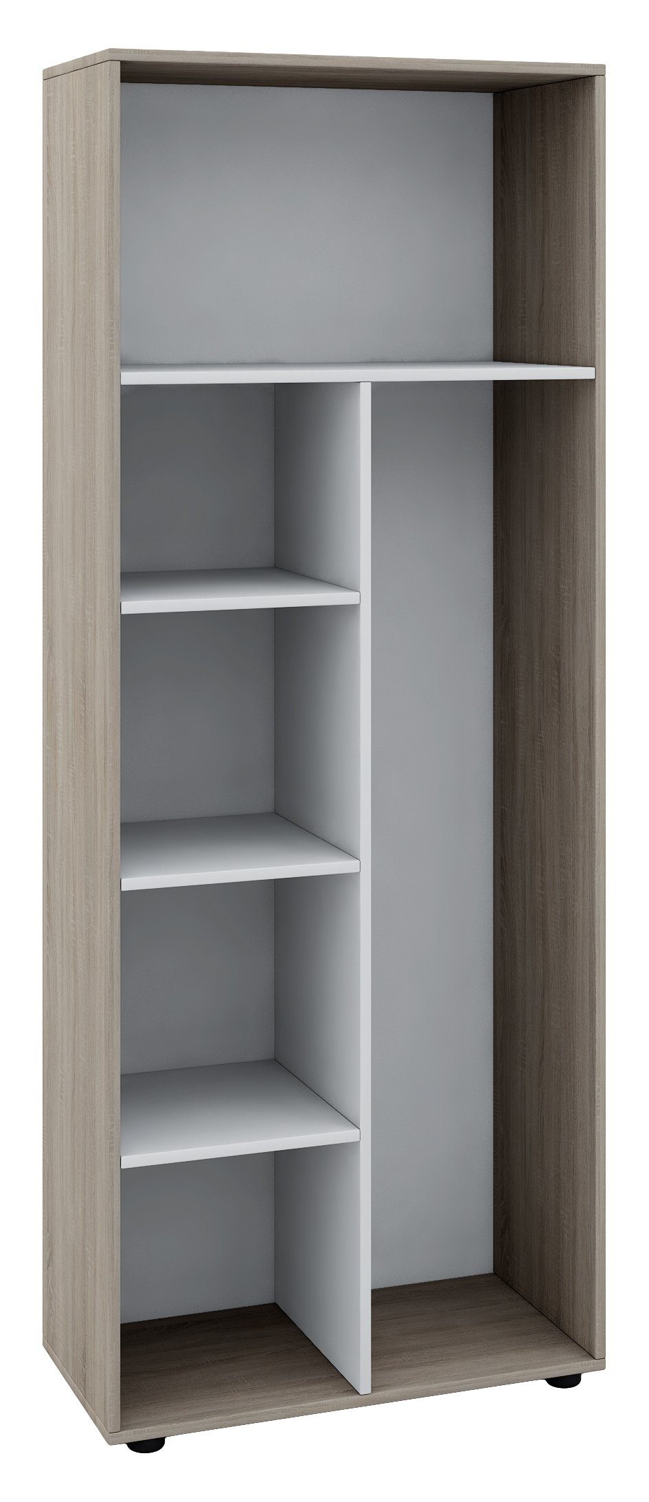 VCM Mehrzweckschrank Holz Besenschrank Staubsauger Putzschrank Vandol