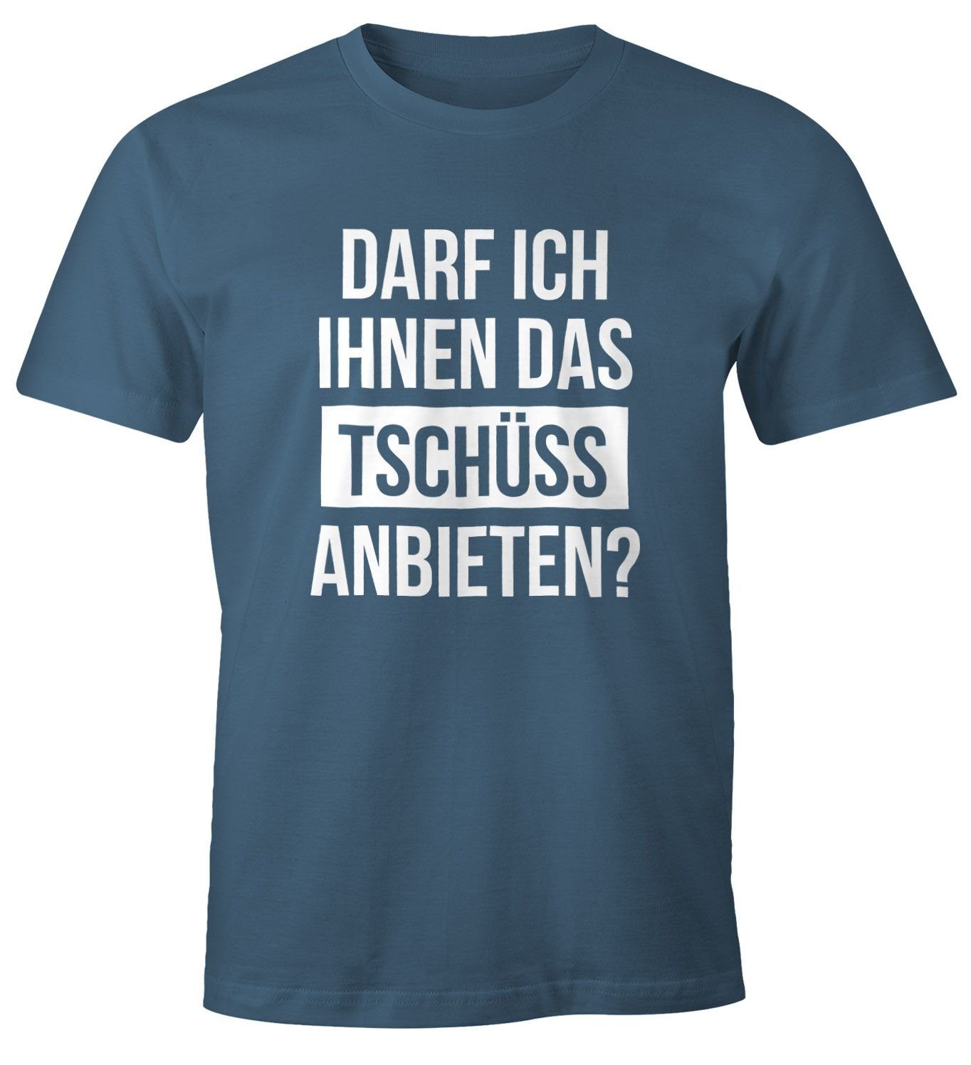 MoonWorks Herren T-Shirt Mit Lustigem Spruch – „Ich Bin Erstaunt, Wie Viele Idioten…“
