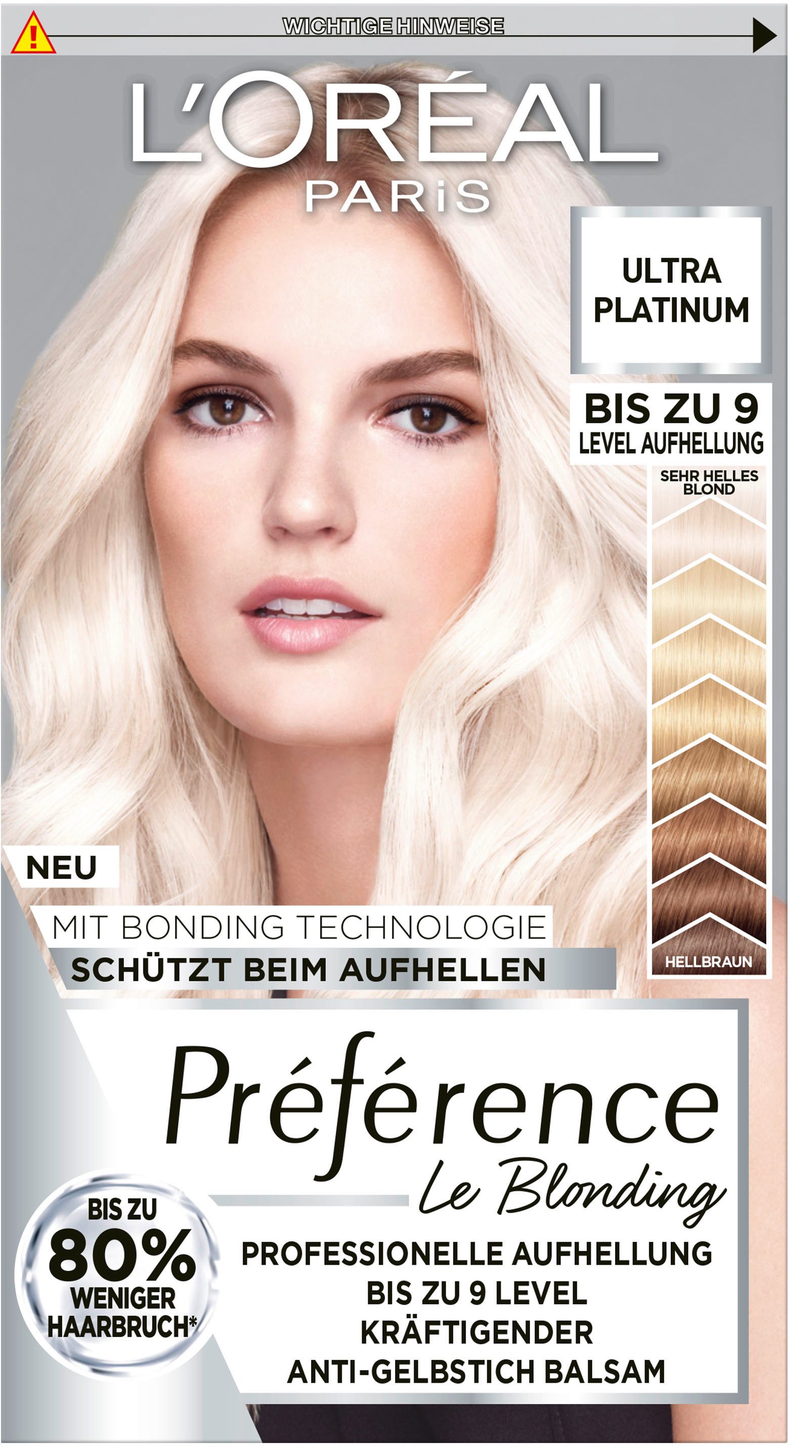 Coloration Blondierung für helles Haar