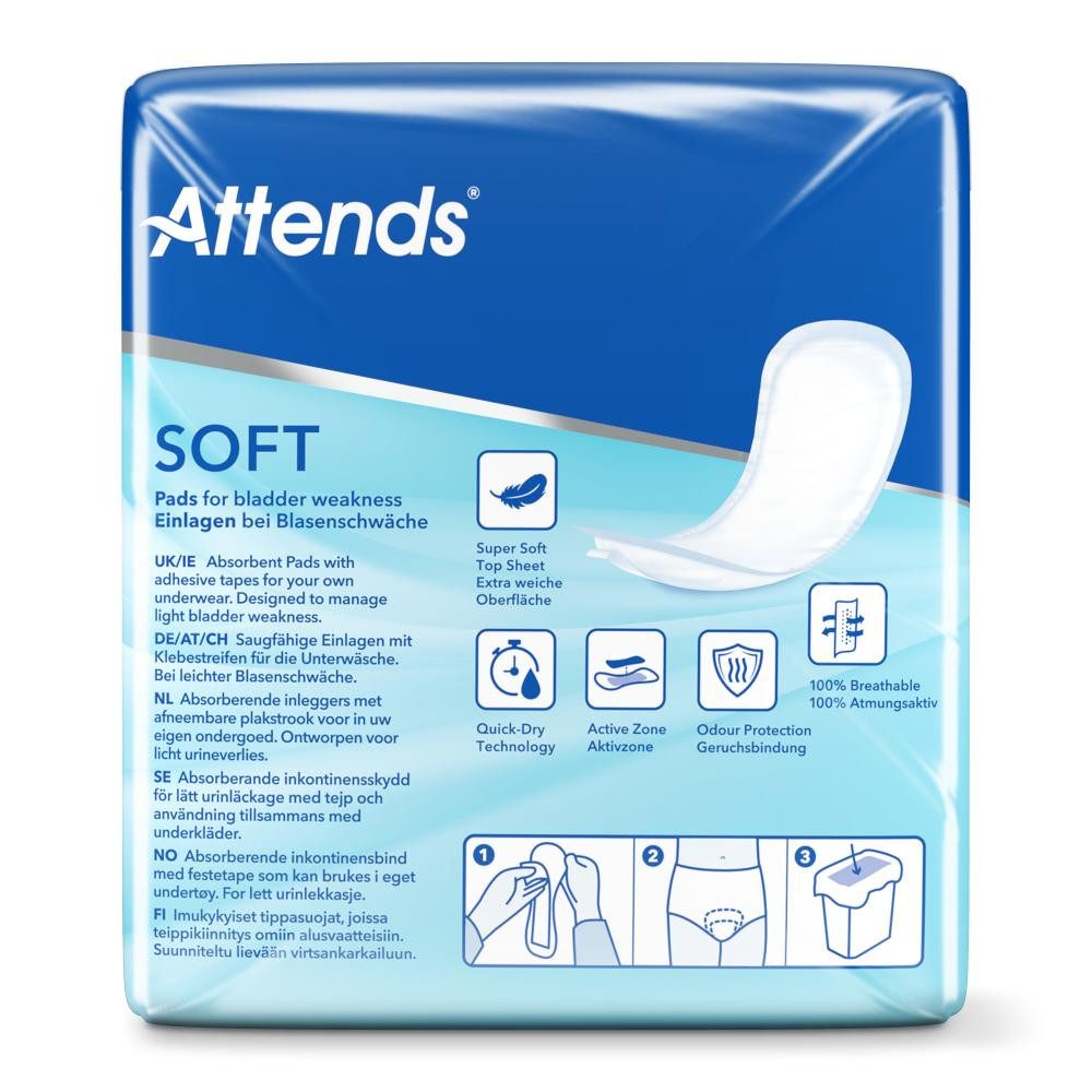 Attends GmbH Inkontinenzslip Soft 2 Normal Für leichte Blasenschwäche; Normal-Saugstärke