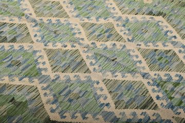 Orientteppich Kelim Afghan 163x198 Handgewebter Orientteppich, Nain Trading, rechteckig, Höhe: 3 mm