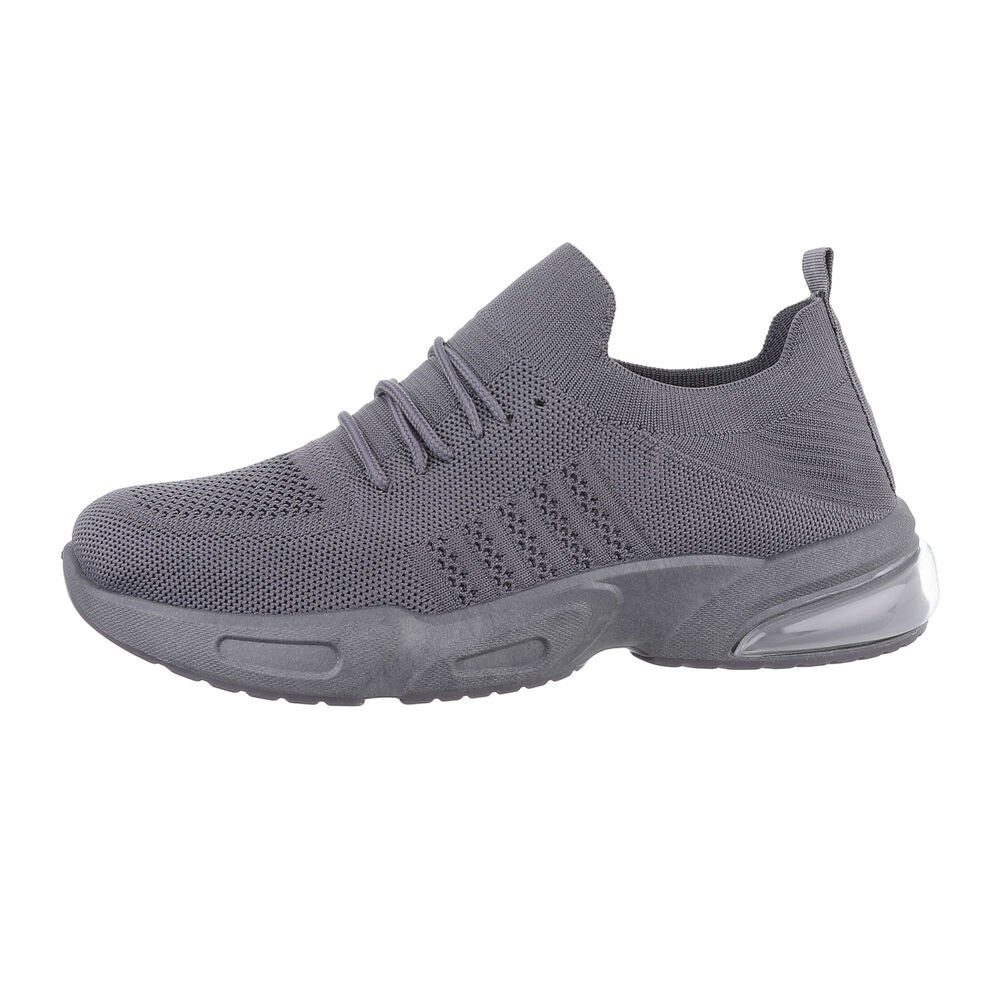 Coolwalk Herren Low-Top Freizeit Sneaker Flach Sneakers in Grau