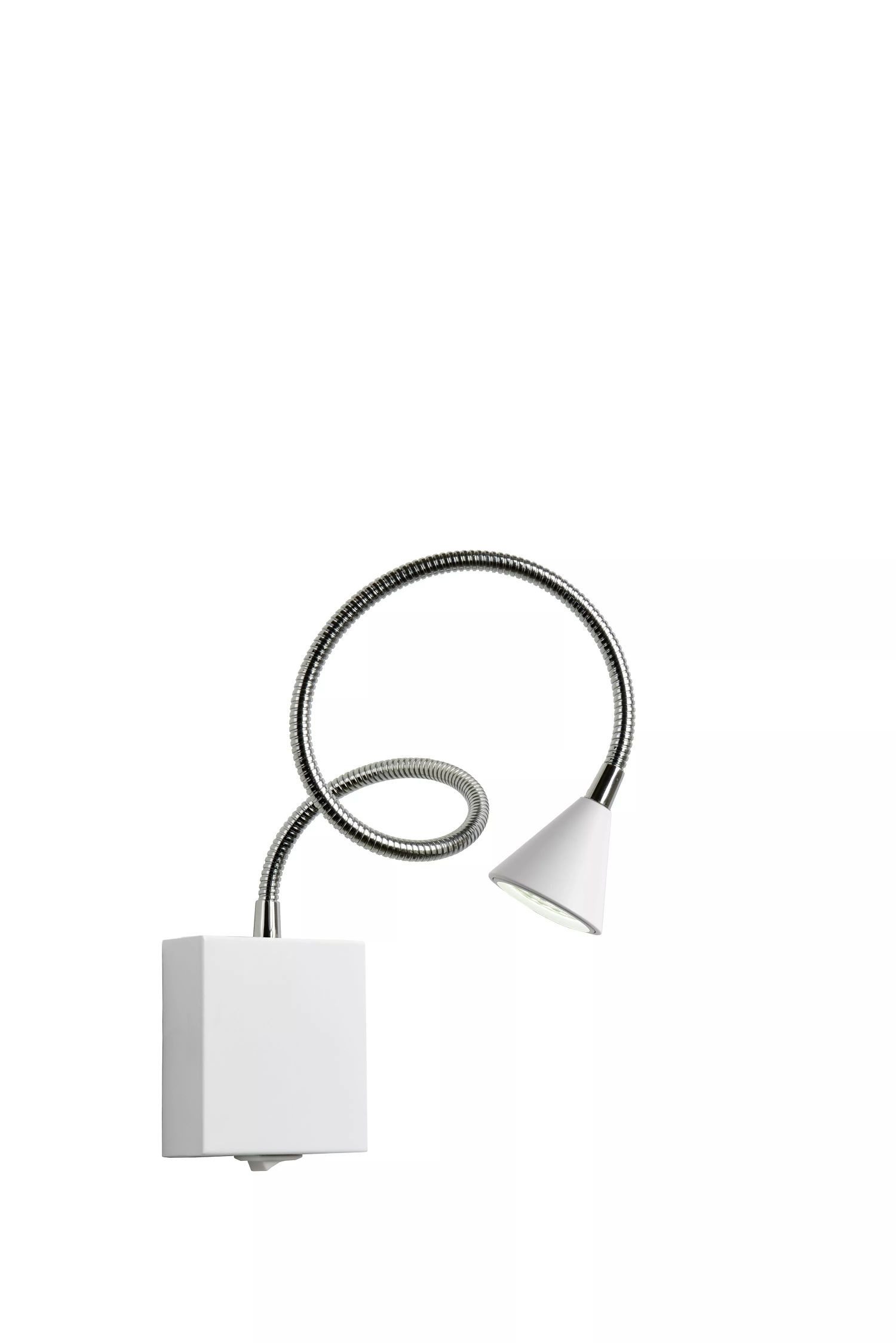 Licht-Erlebnisse Wandleuchte SADU, LED fest integriert, Neutralweiß, LED Metall neutralweißes Licht 4000 K 380 lm H: 62 cm mit Schalter