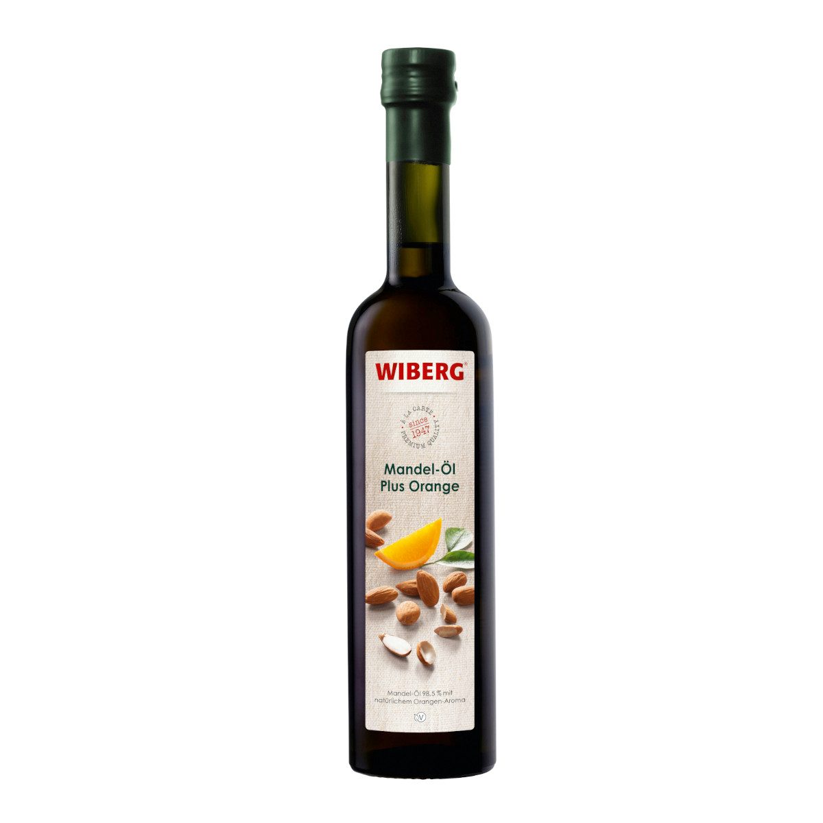 WIBERG Speiseöl, Wiberg Mandel Öl Plus Orange mit natürlichem Orangen Aroma 500ml
