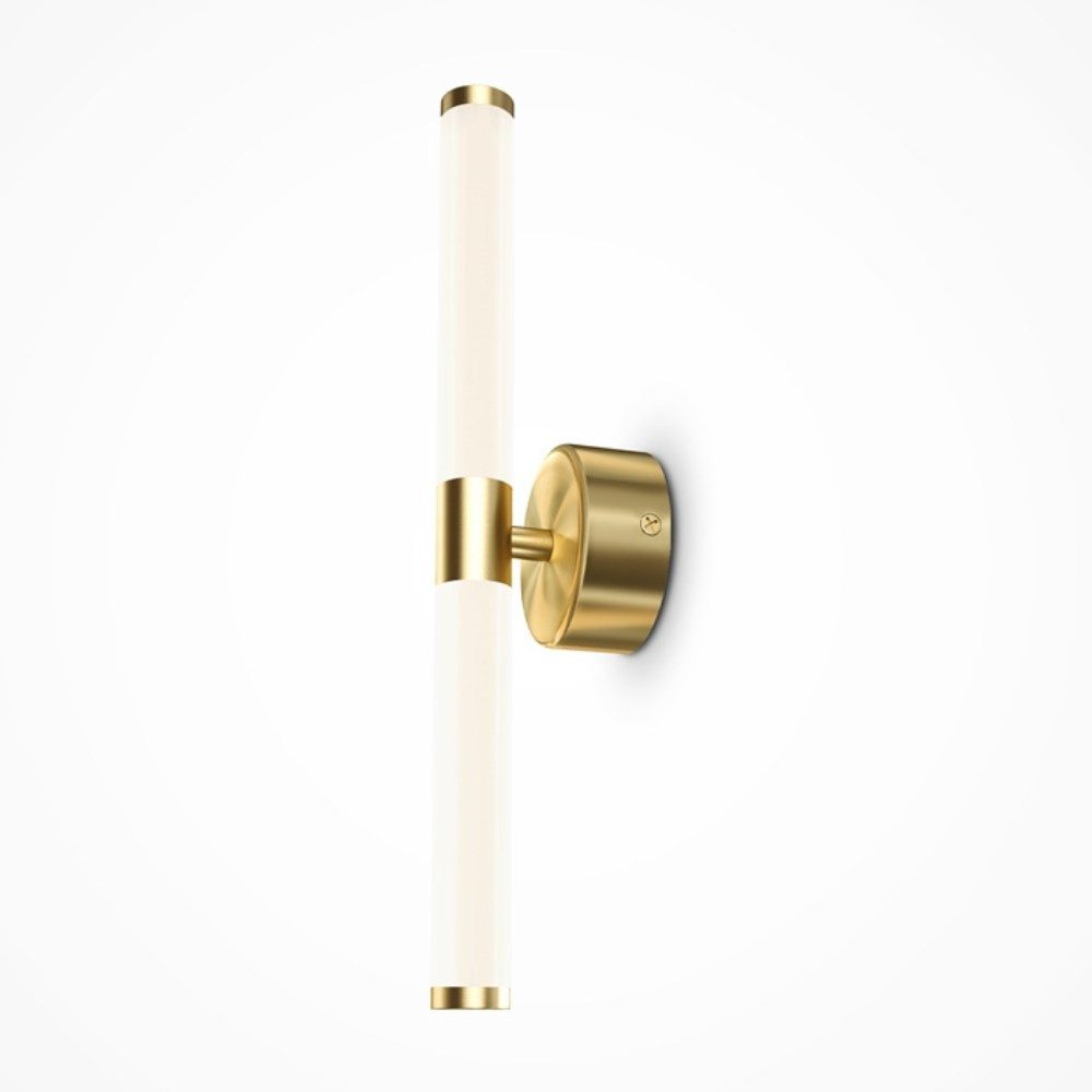 Maytoni Wandleuchte LED Wandleuchte Axis in Gold 2x 5W 700lm, LED