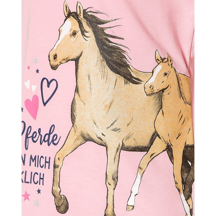 myToys COLLECTION Schlafanzug Schlafanzug HORSE für Mädchen Pferde von SALT AND JN11070