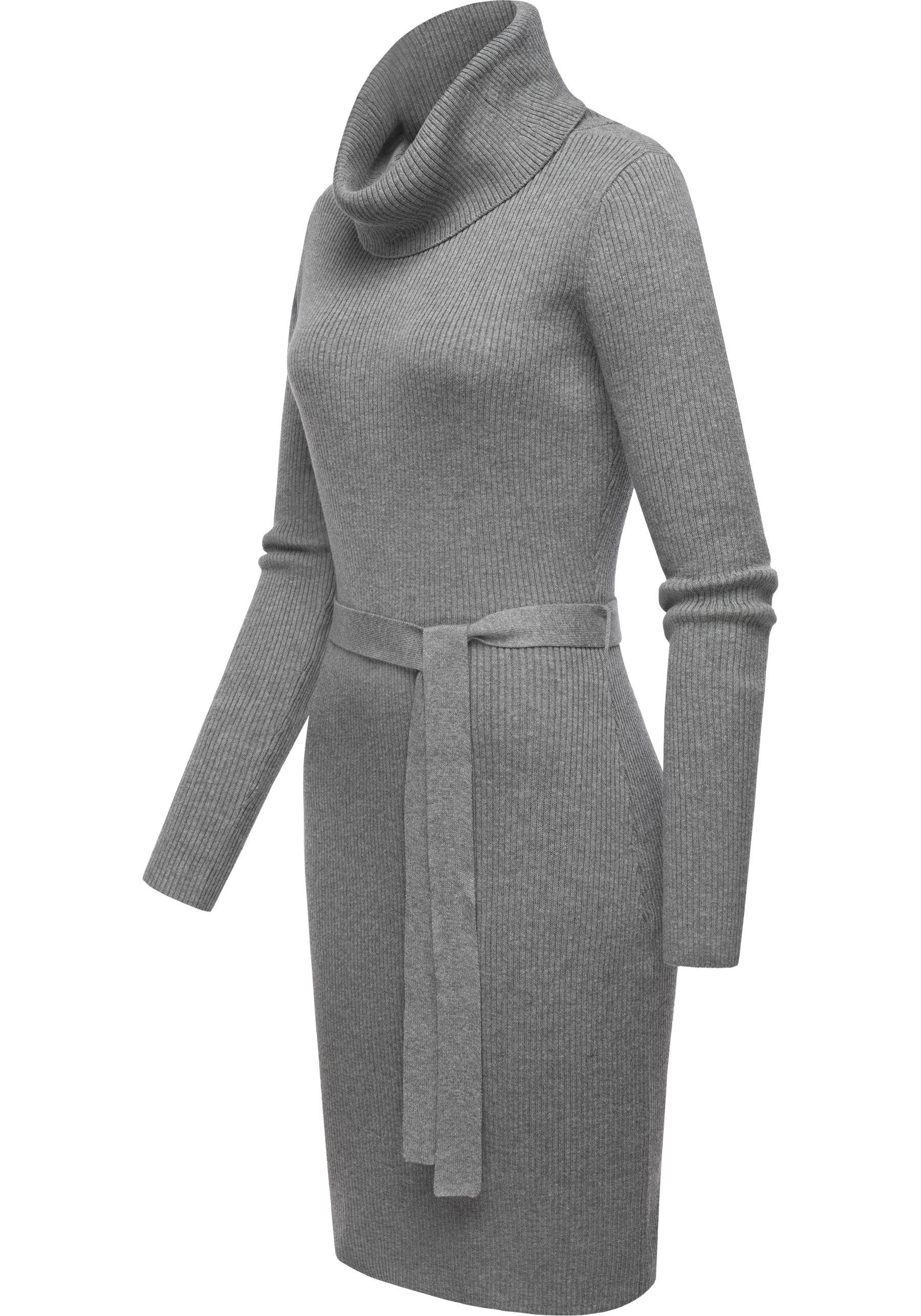Ragwear Sweatkleid Miyya warmes Winterkleid mit breitem Rollkragen günstig online kaufen