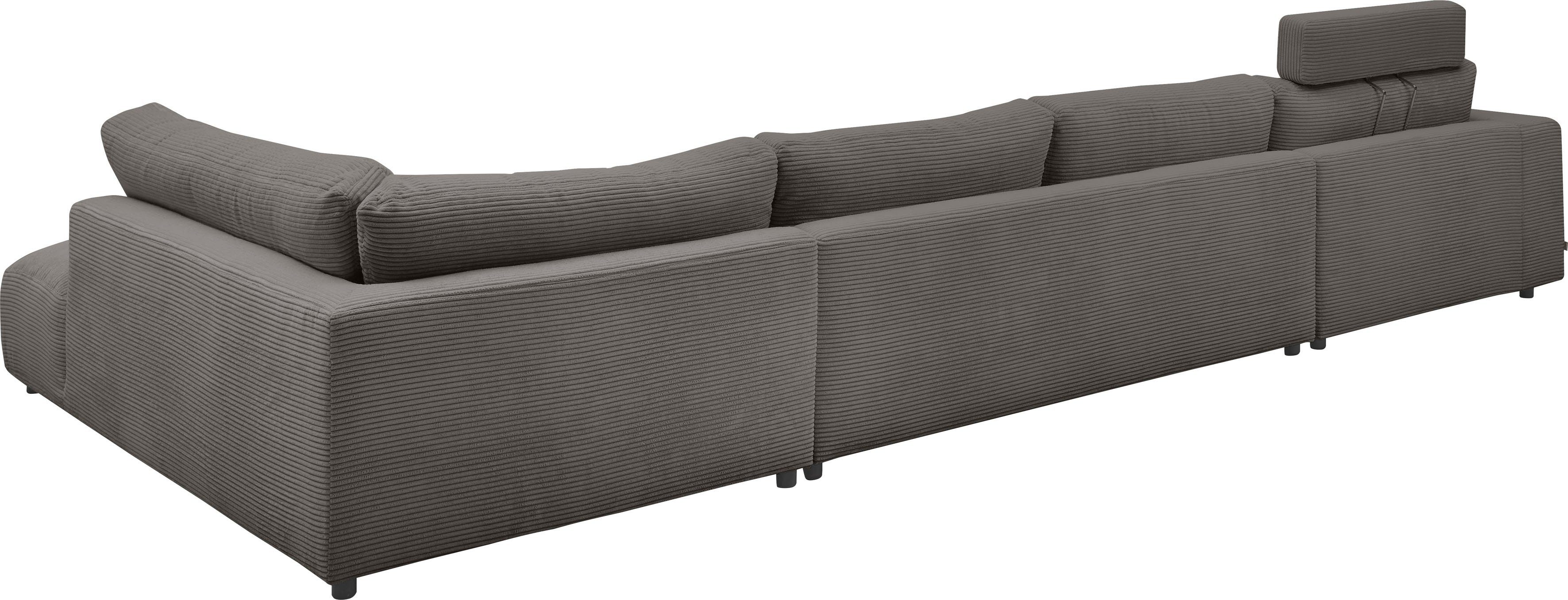 Musterring Wohnlandschaft Lucia U-Form, Verschiedene Farben, inkl. Kopfstütze, Gesamtbreite 434 cm