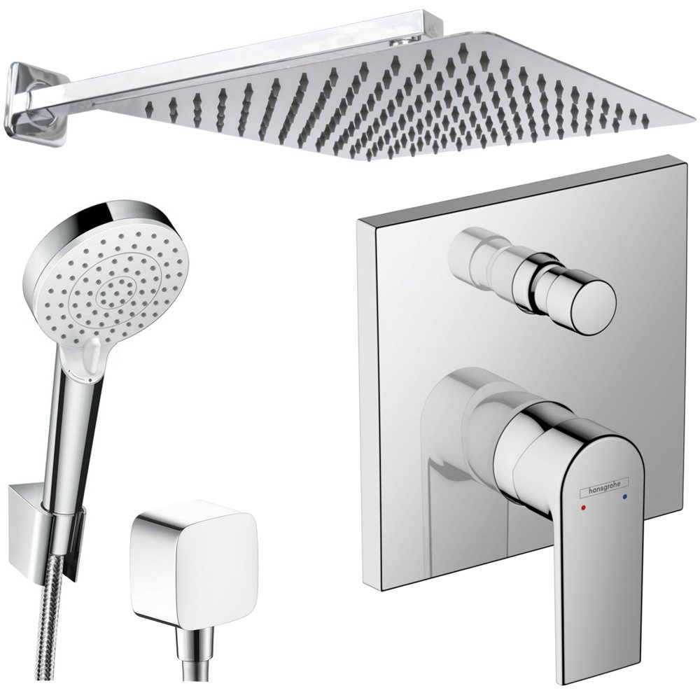 Hansgrohe und Jowi Duscharmatur Unterputz Duschsystem mit Kopfbrause, Verni günstig online kaufen
