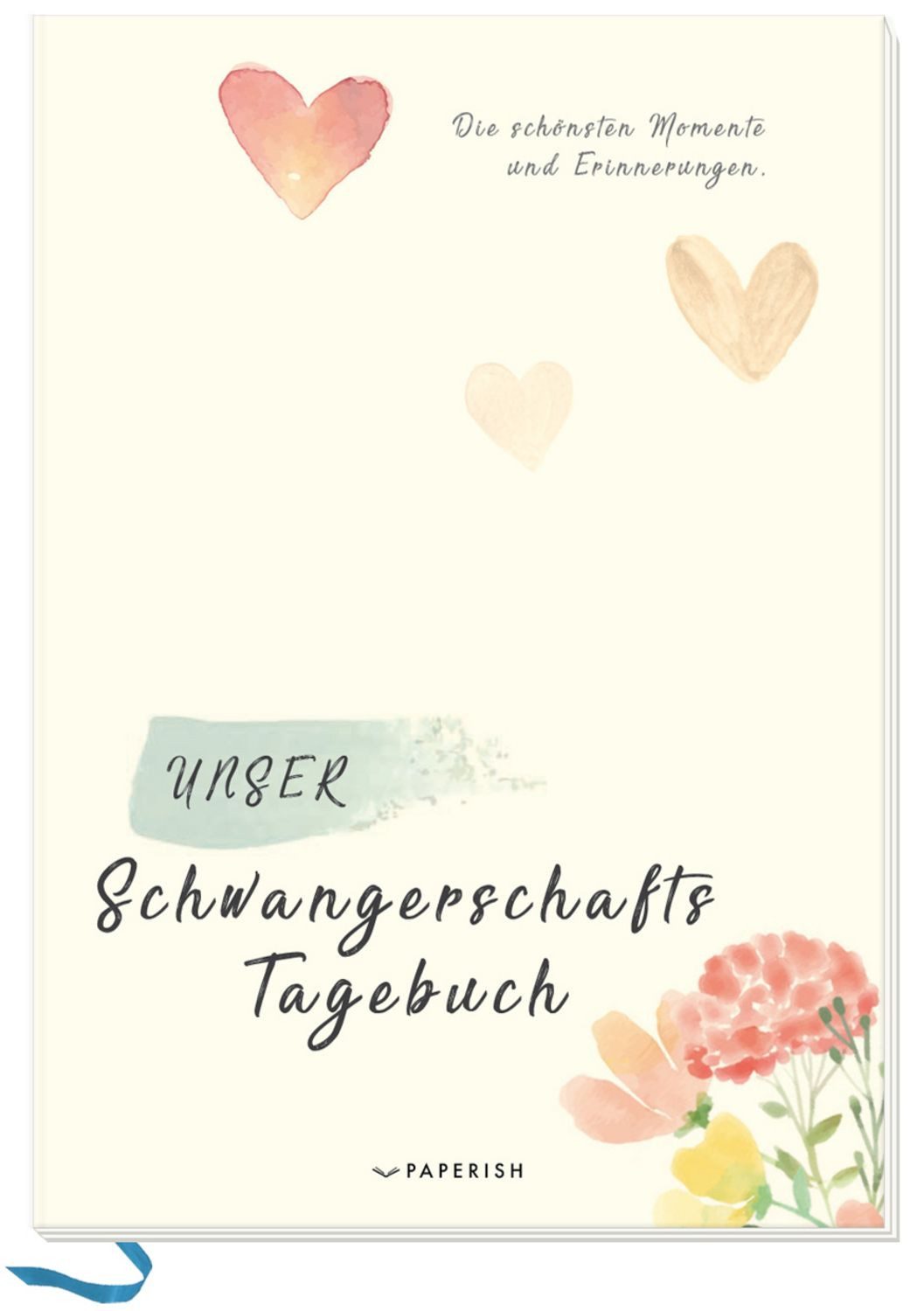 Unser Schwangerschaftstagebuch / Pia Loewe, Die schönsten Momente und Erinnerungen der Schwangerschaft PAPERISH®