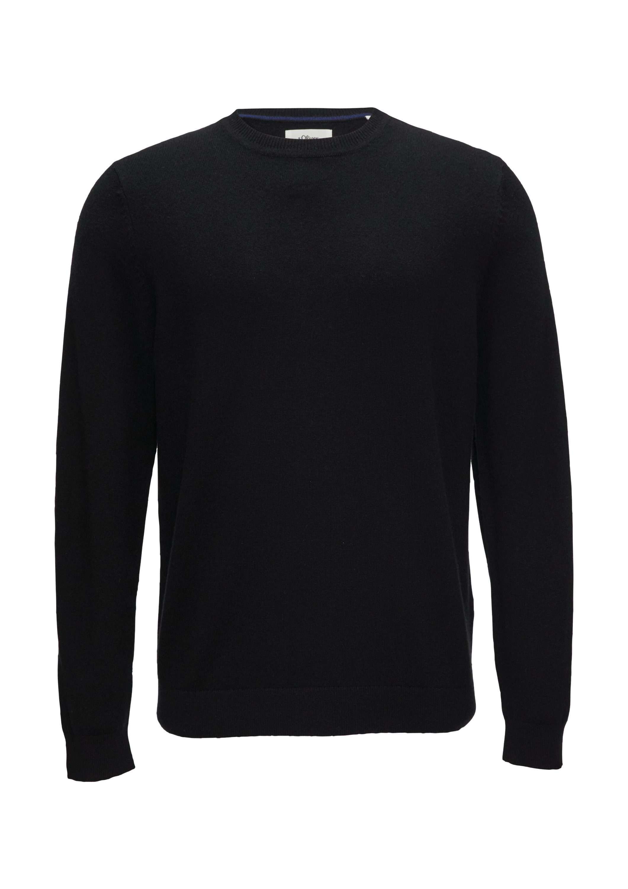 s.Oliver Longpullover Strickpullover Strickpullover aus Kaschmir günstig online kaufen