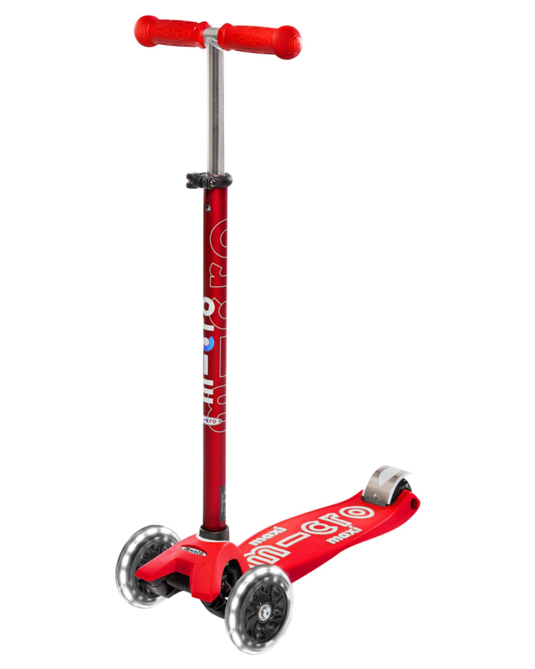 Micro Tretroller Kinder Roller MAXI MICRO DELUXE LED, (1 tlg)