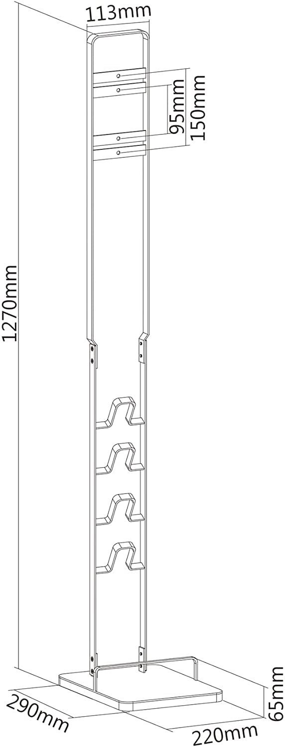 PureMounts Halterung PureMounts® Staubsaugerständer für Dyson® Staubsauger, weiß