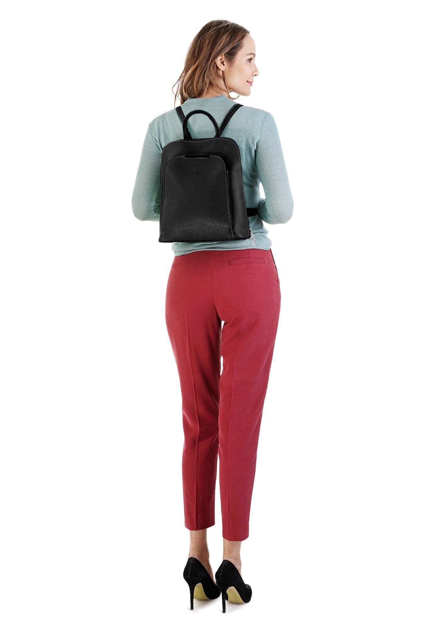 Cluty Cityrucksack, echt Leder, Made in Italy günstig online kaufen