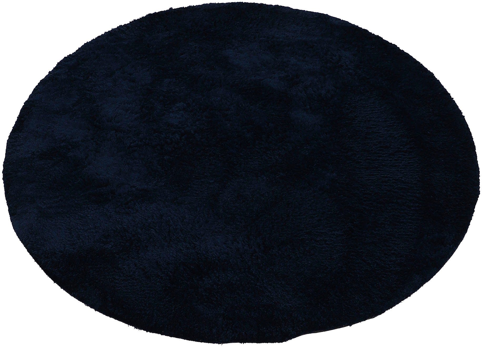 carpetfine Teppich "Silky" rund 20 mm Höhe Shaggy, Langflor, uni, besonders günstig online kaufen