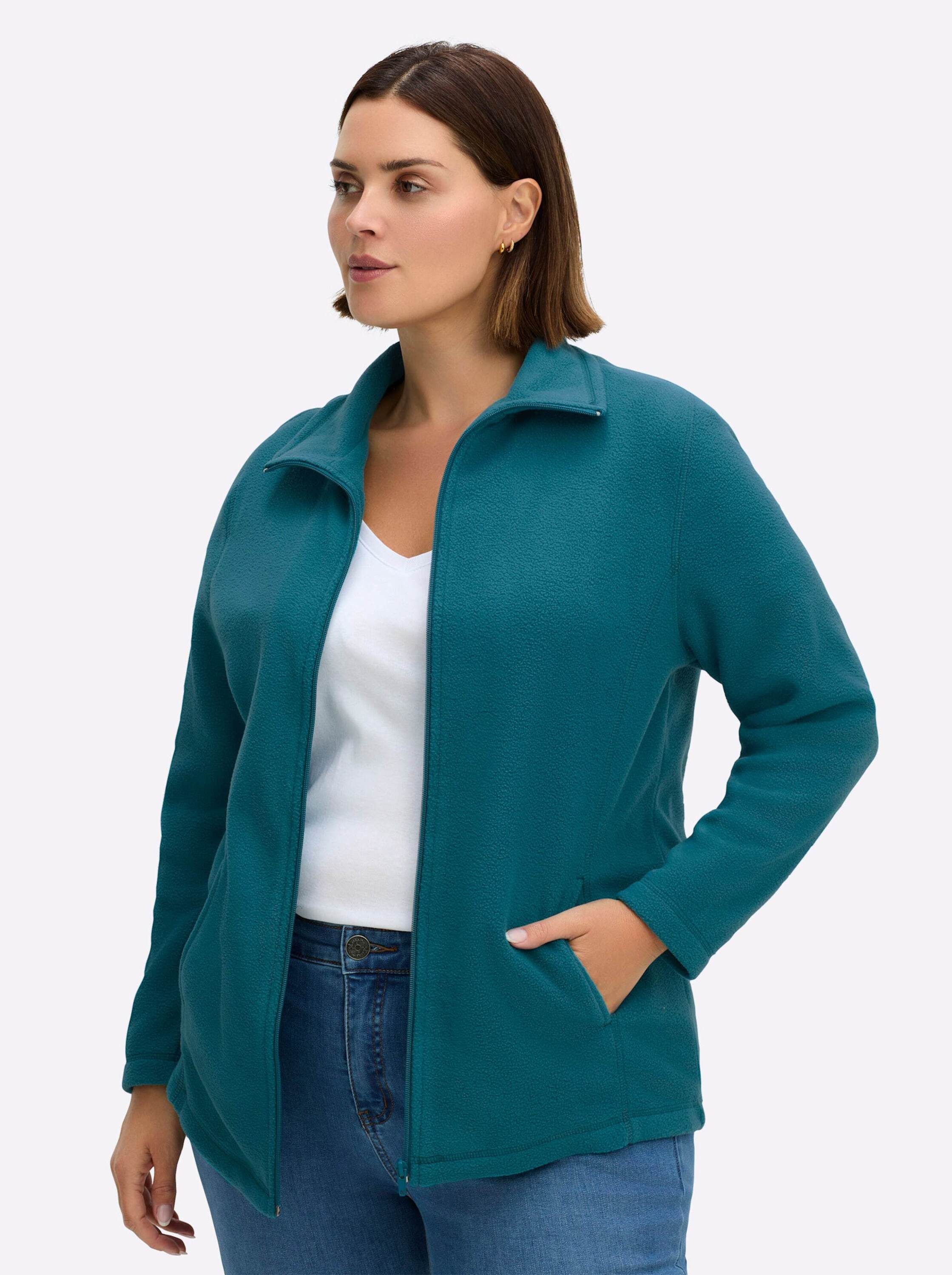 Fleecejacke Fleece-Jacke Langarm