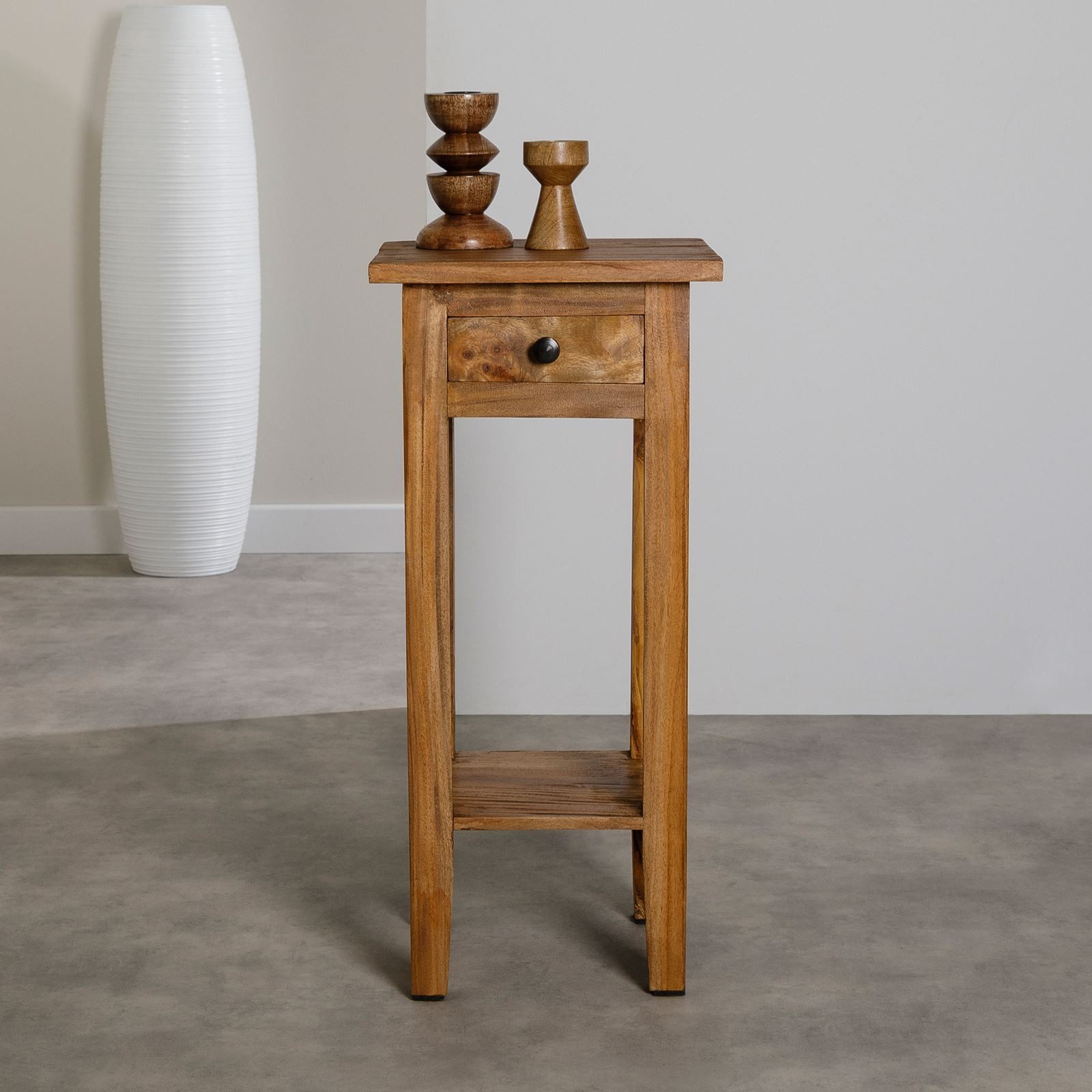 IDIMEX Nachttisch GERBIER, Schmaler Nachttisch aus Mahagoni Massivholz mit günstig online kaufen