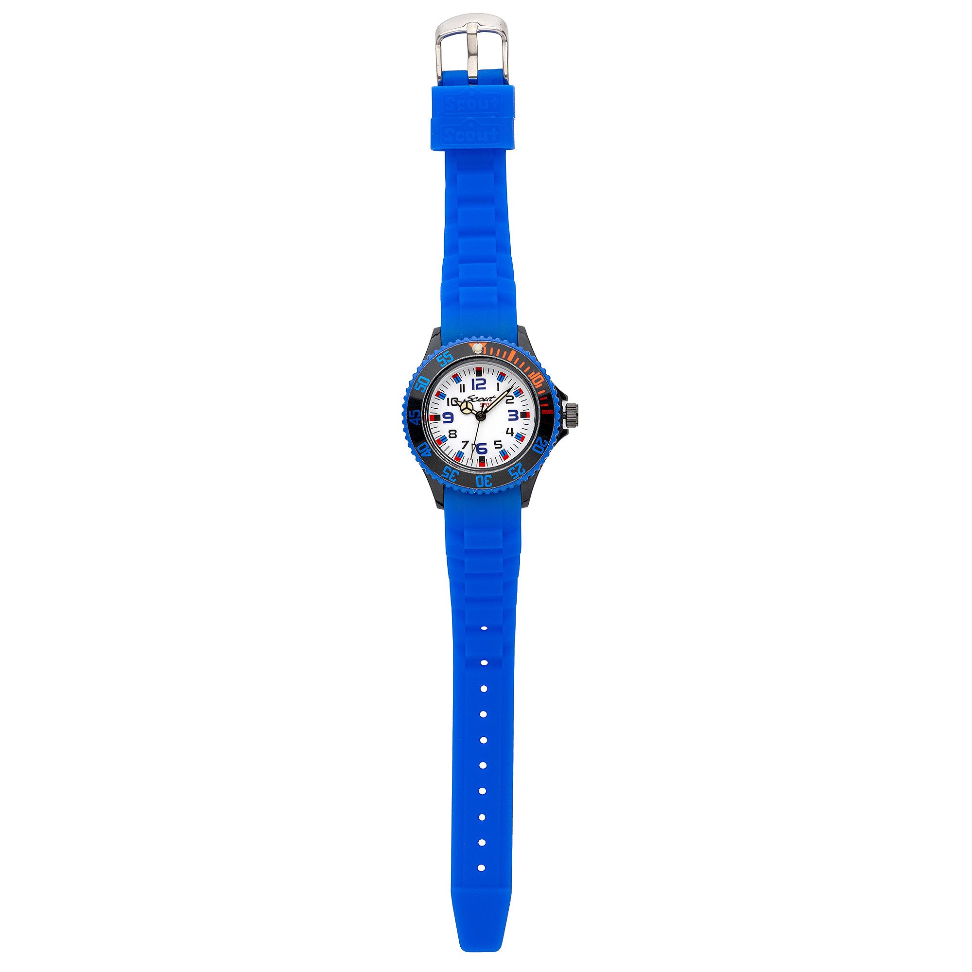 Scout Quarzuhr The Scout 164000002, Kinderuhr, Jungenuhr, Jugendliche, Silikonarmband, Geschenkidee