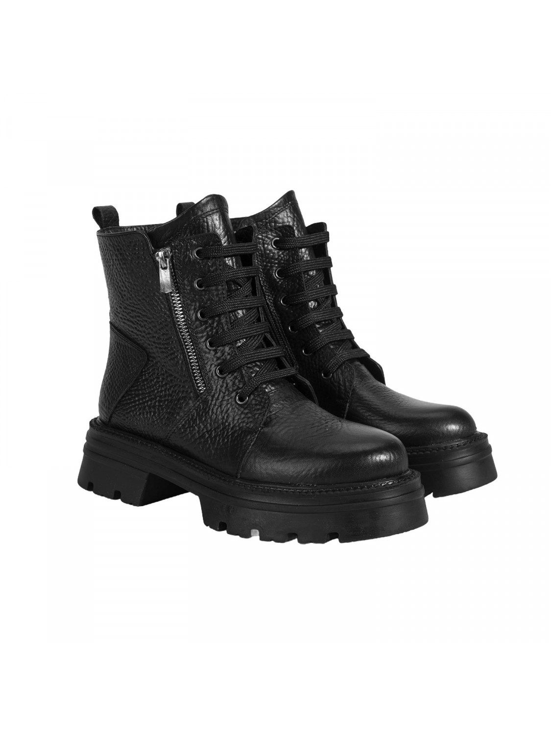 Desa Damen-Ankle-Boots – Obermaterial aus Textil, Reißverschluss, flacher S günstig online kaufen