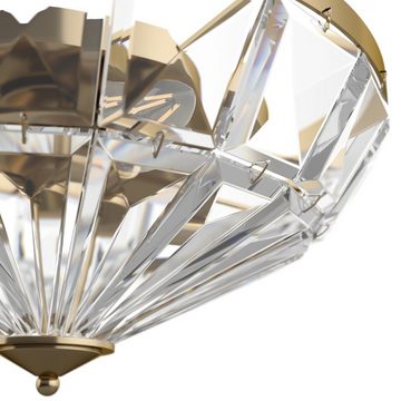 Maytoni Deckenleuchte Deckenleuchte Facet in Gold E14 6-flammig 486mm, keine Angabe, Leuchtmittel enthalten: Nein, warmweiss, Deckenlampe, Deckenbeleuchtung, Deckenlicht