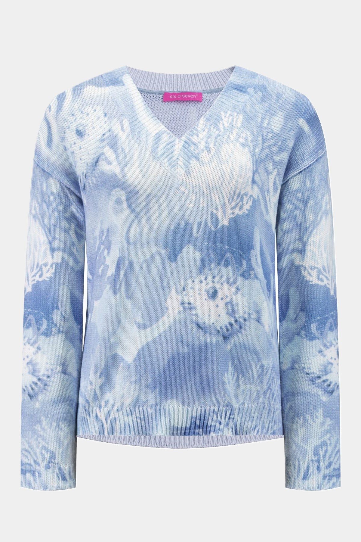 Strickpullover Baumwoll Strickpullover BLUE