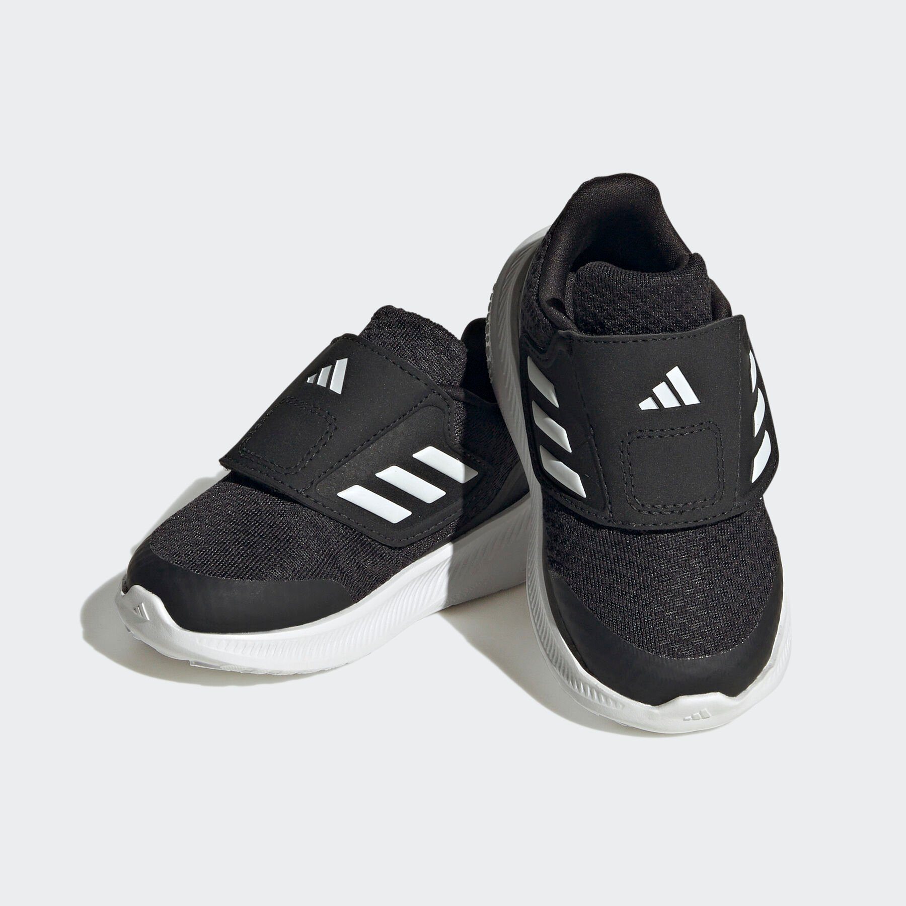 HOOK-AND-LOOP Sportswear 3.0 mit RUNFALCON schwarz-weiß Klettverschluss Sneaker adidas
