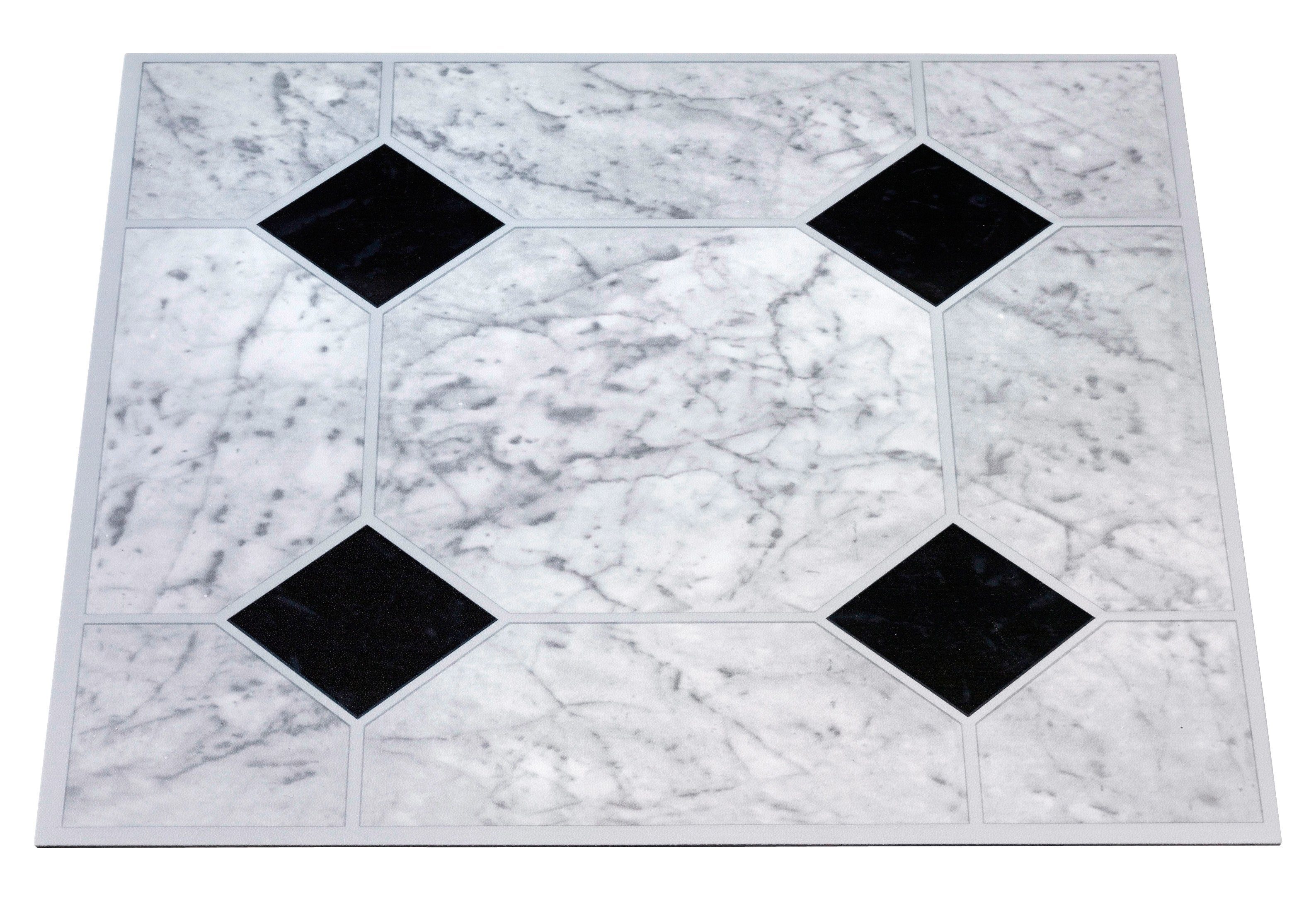 XXVinyl Vinylfliesen Design Fliese Vinylboden selbstklebend 2,14 m², natürliche Optik, selbstklebend im Fliesenformat 30,5 cm x 30,5 cm