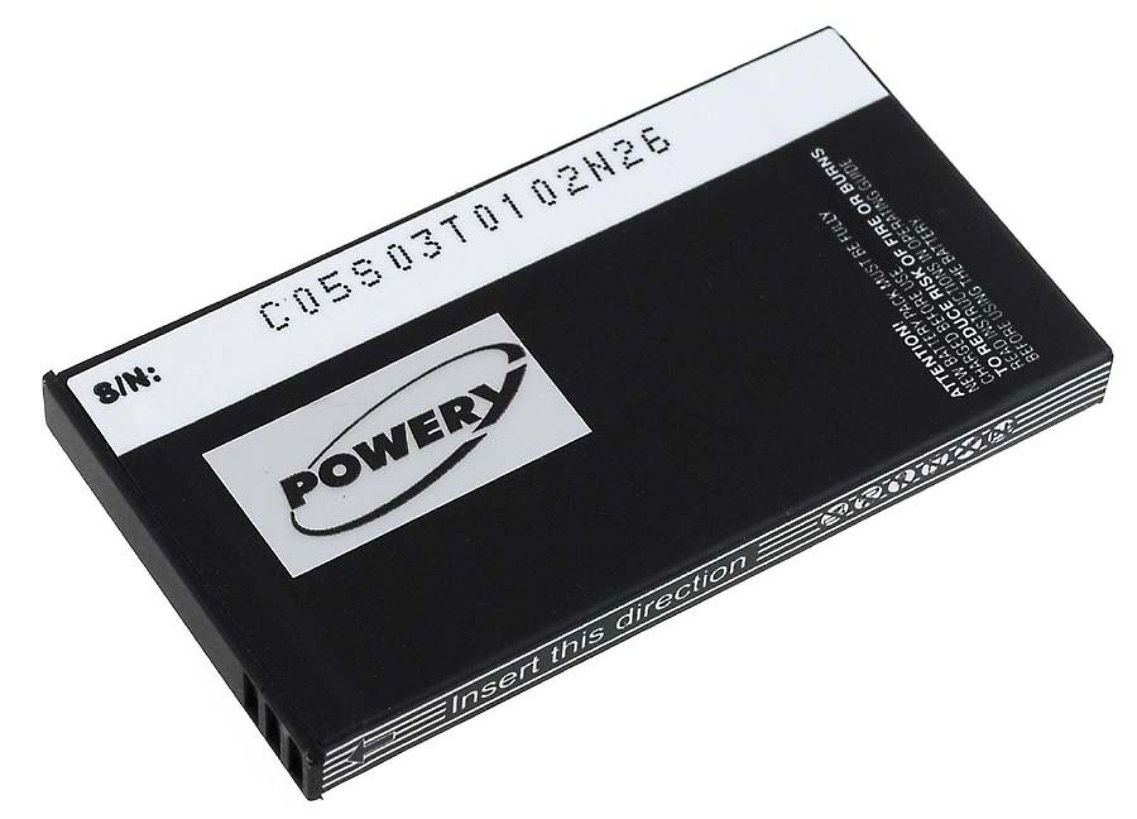 Powery Akku für Emporia RL1 Handy-Akku 800 mAh (3.7 V)
