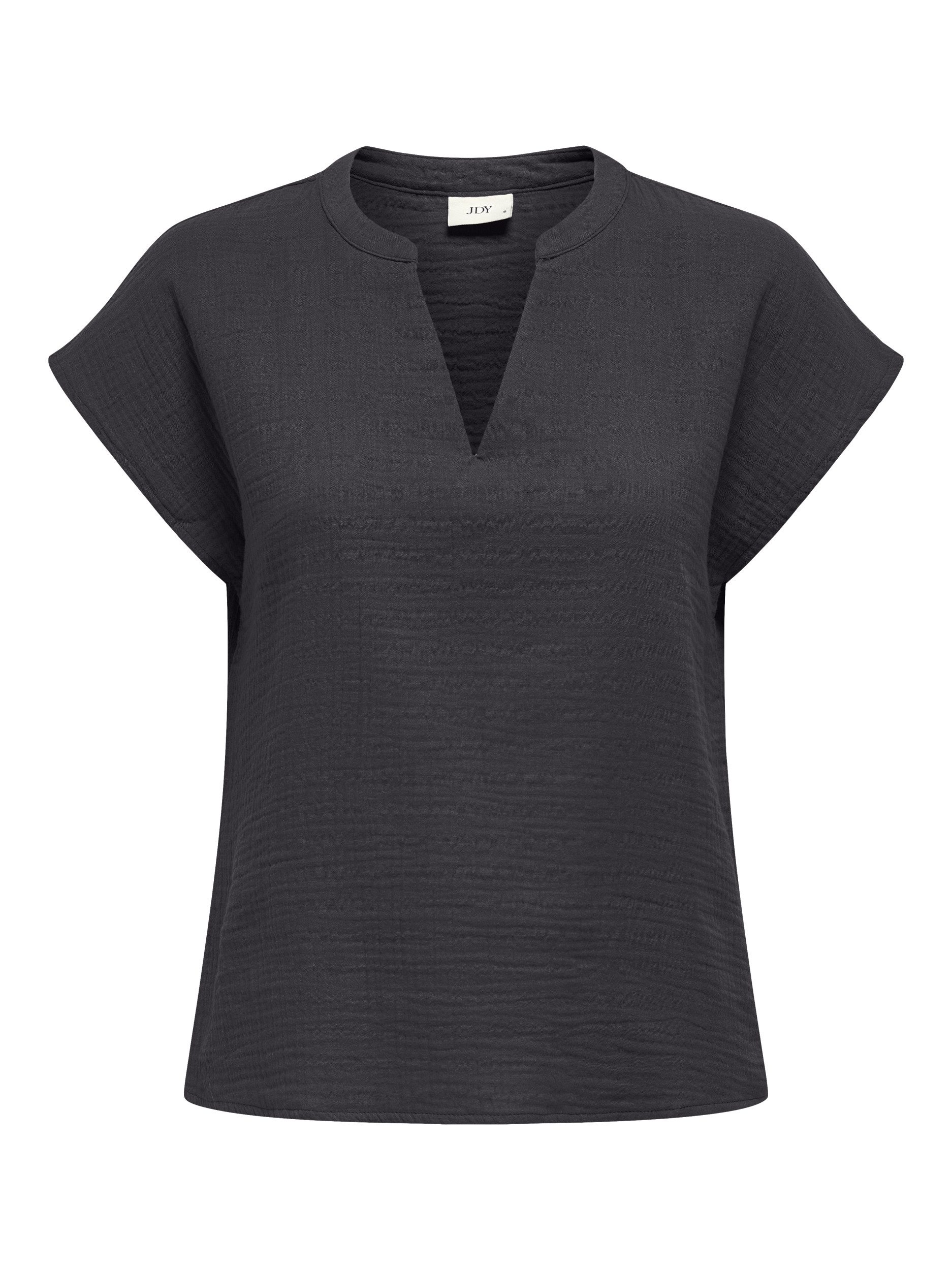 pieces Kurzarmbluse – Kurzarm Bluse Damen – Baumwolltop Regular Fit