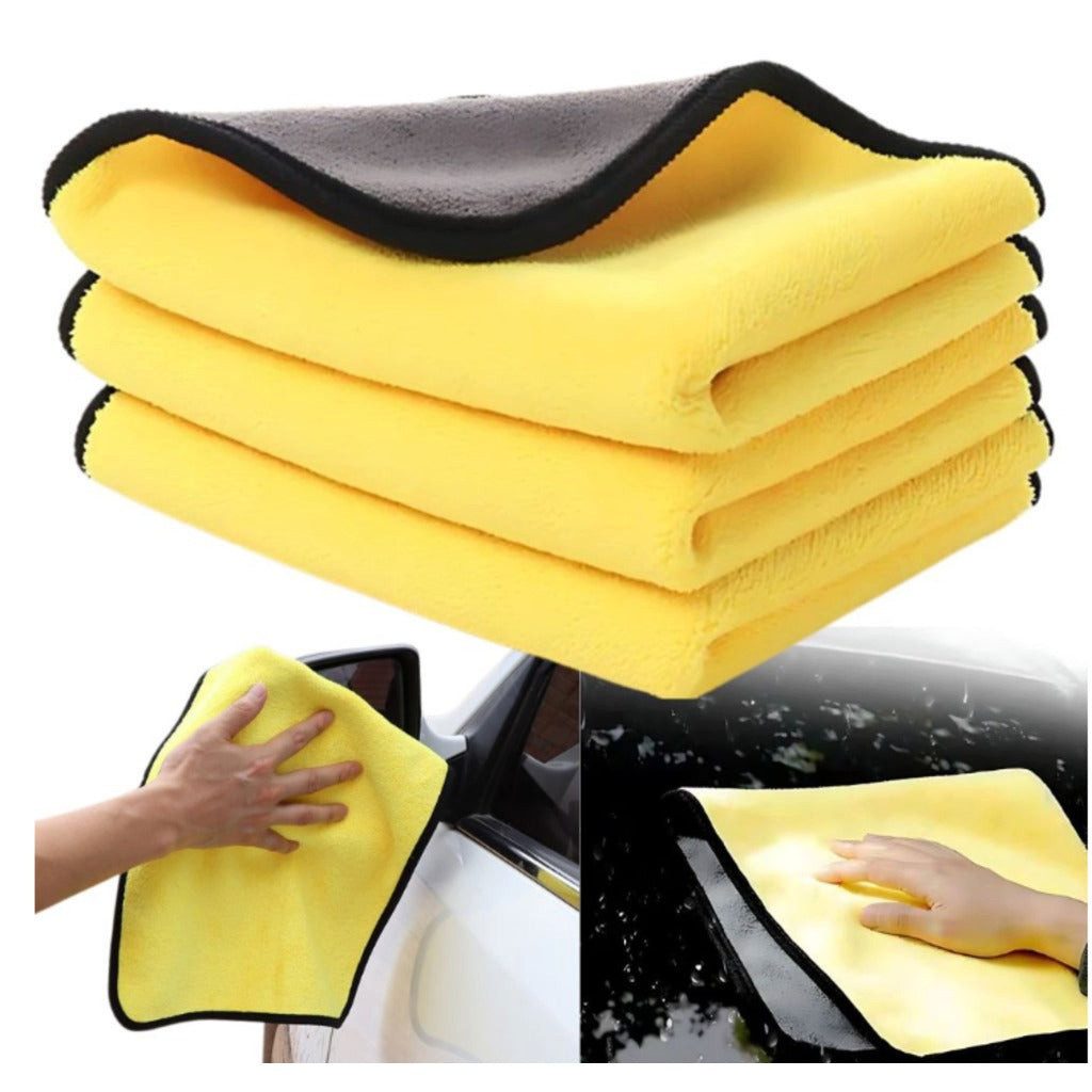 Da Meso Mikrofasertücher 30x30 cm im 6er- – Reinigungstücher für Auto, Fenster Reinigungstücher