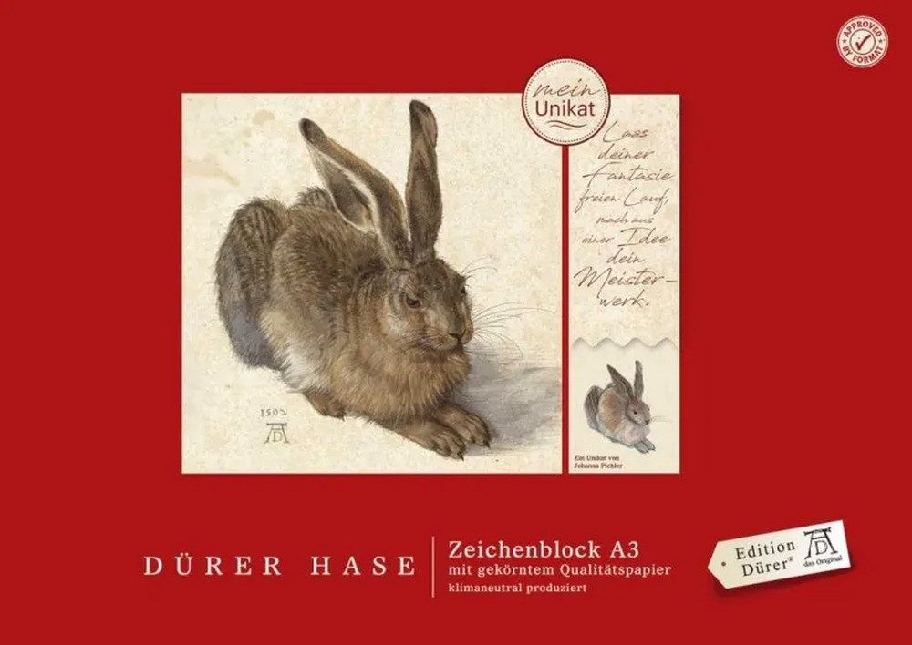 FORMAT Zeichenblock Edition Dürer Zeichenblock Dürer Hase DIN A3