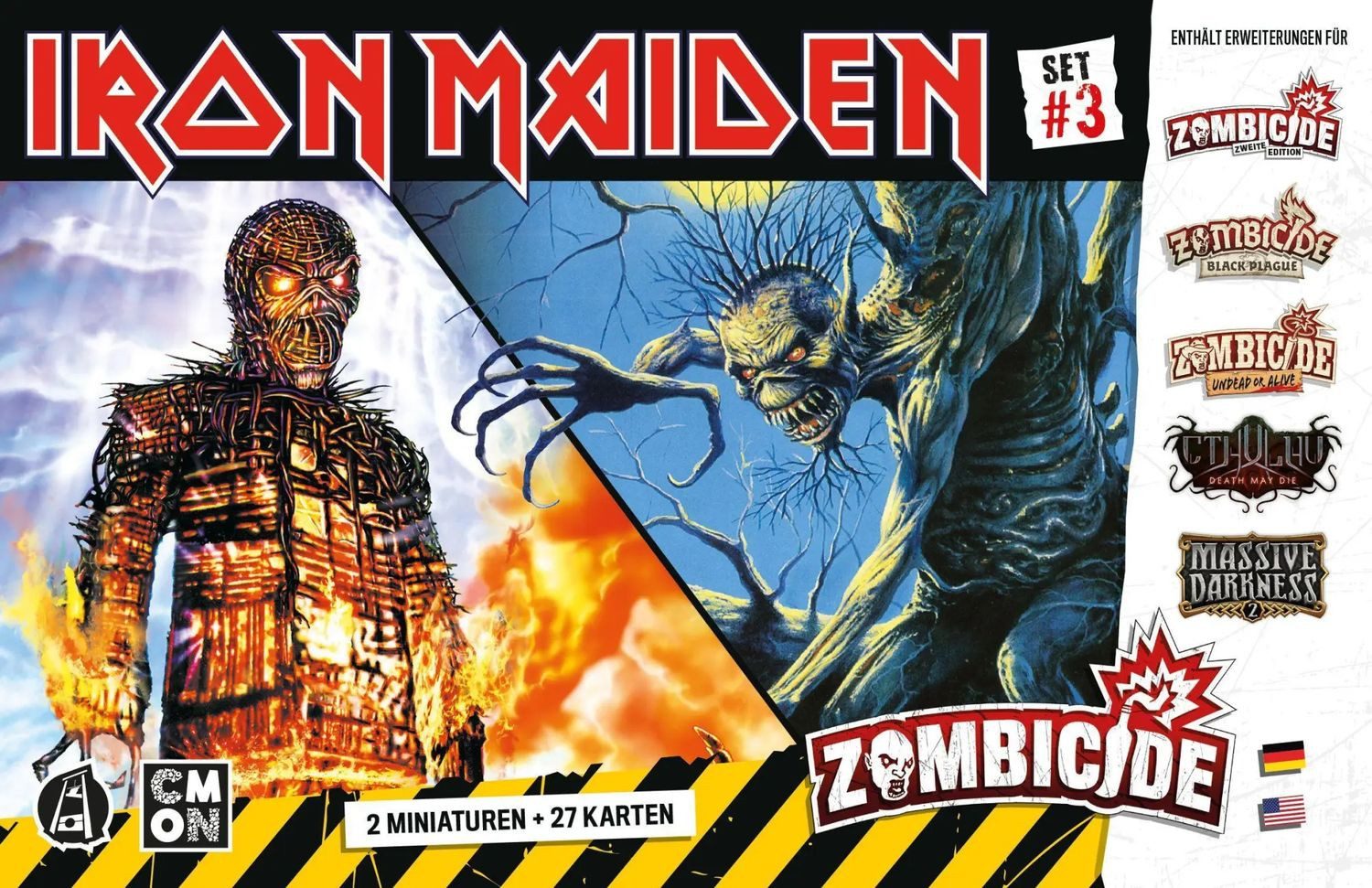 Asmodee Spiel Zombicide - Iron Maiden Set #3