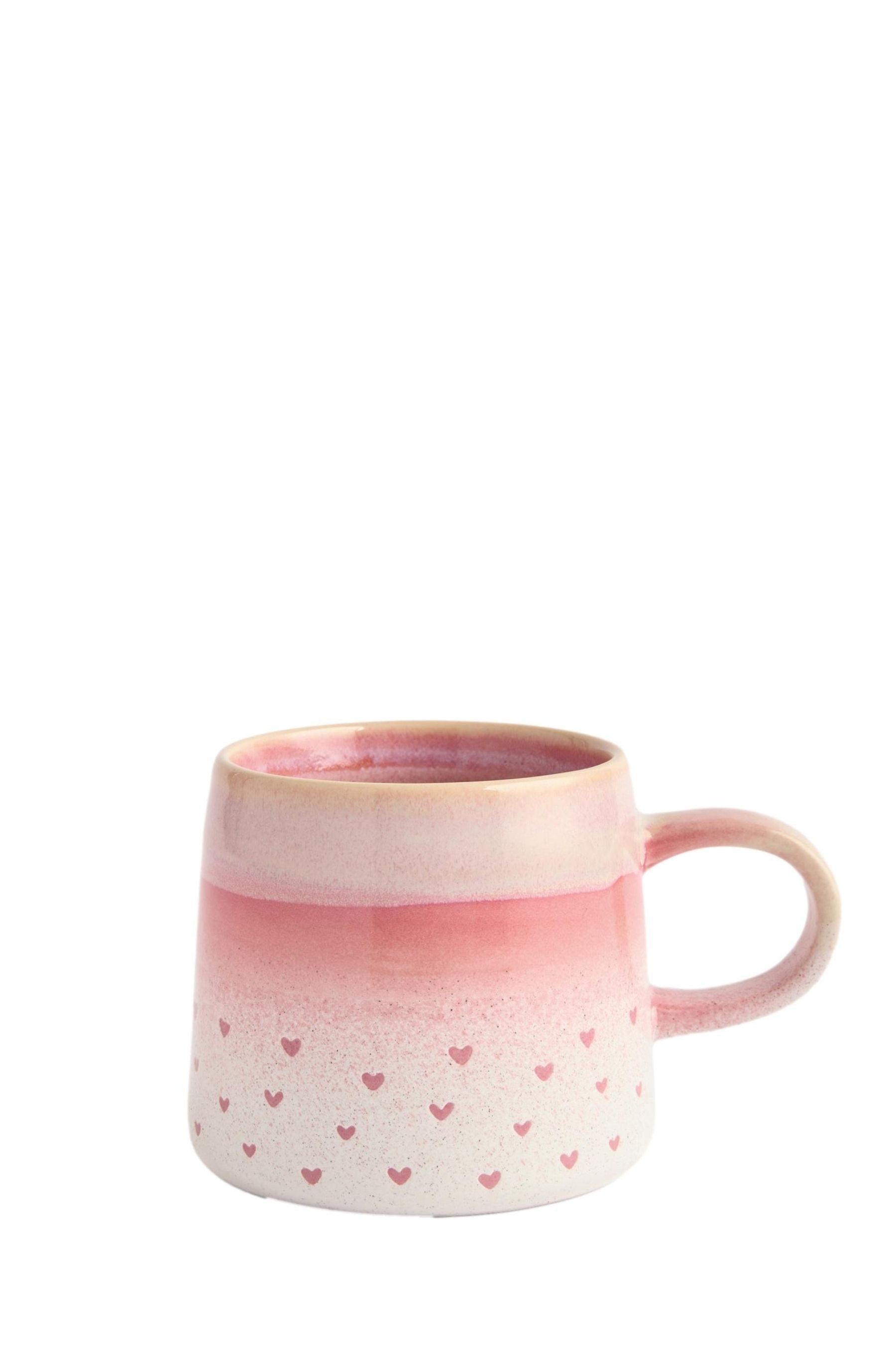 Next Becher Herz-Tasse mit reaktiver Glasur, 1-tlg., Steingut